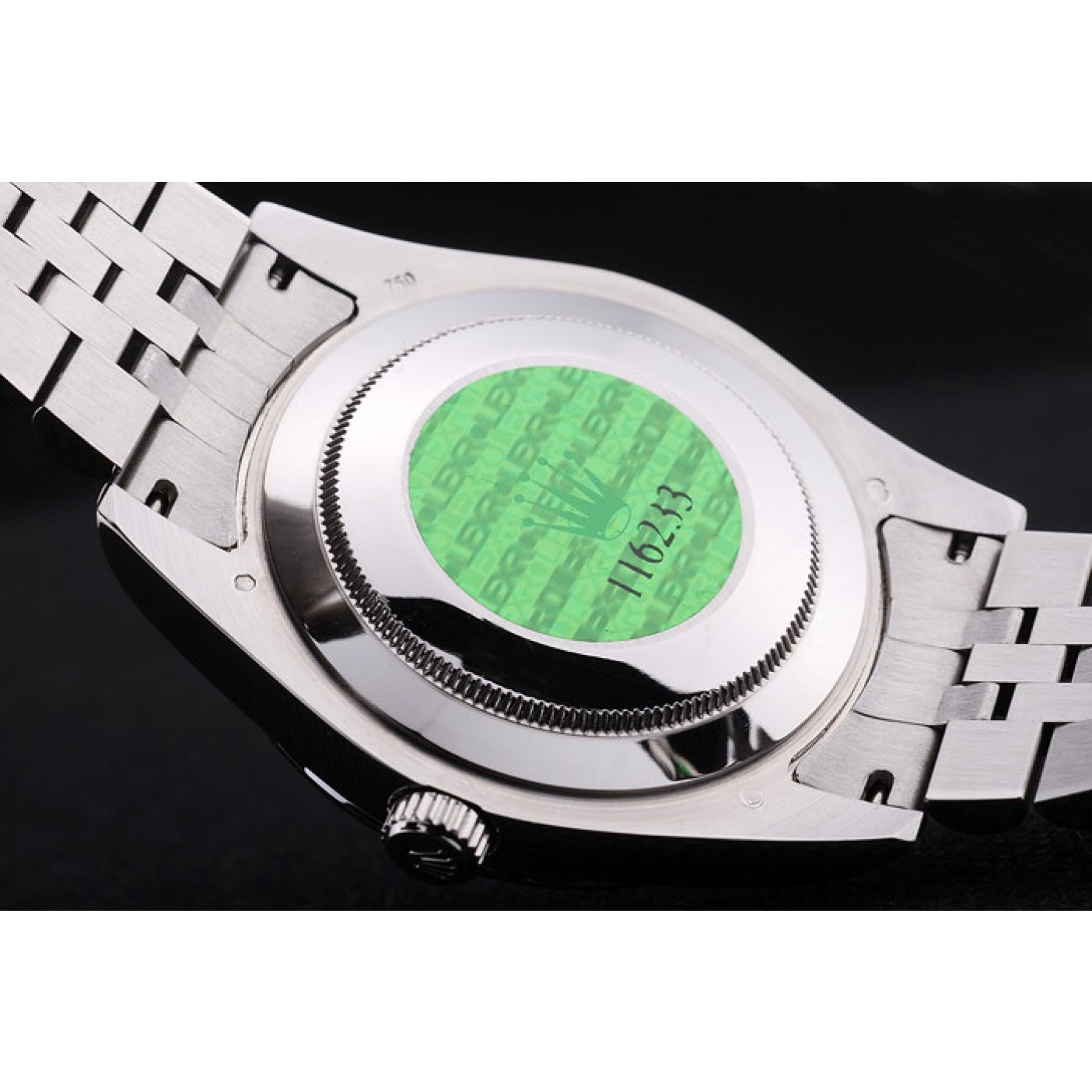 MiroTime Rolex Datejust White Radial Dial Ribbed Bezel 7478