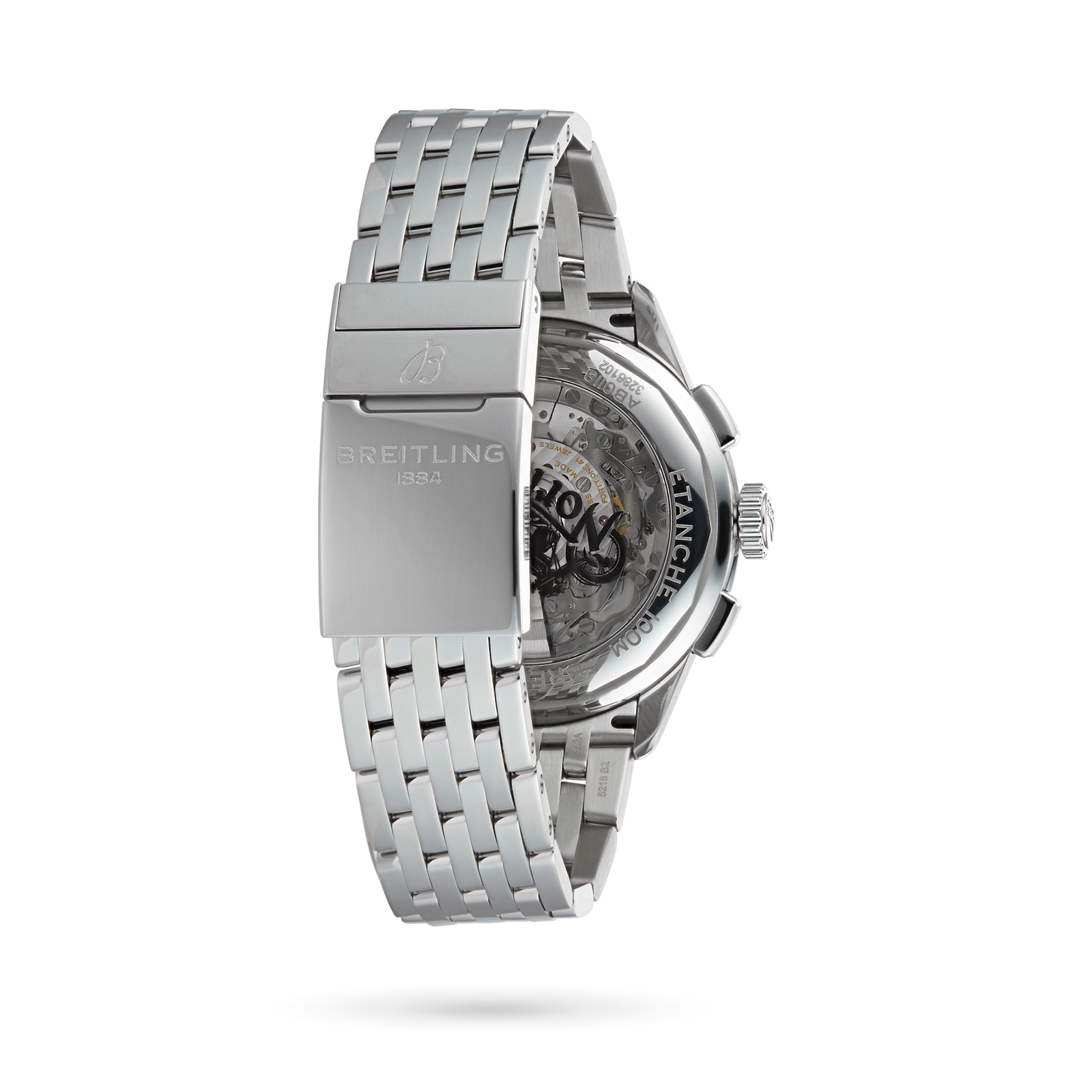 MiroTime Swiss Breitling Premier B01 Chronograph 42 Norton Mens Watch AB0118A21B1A1