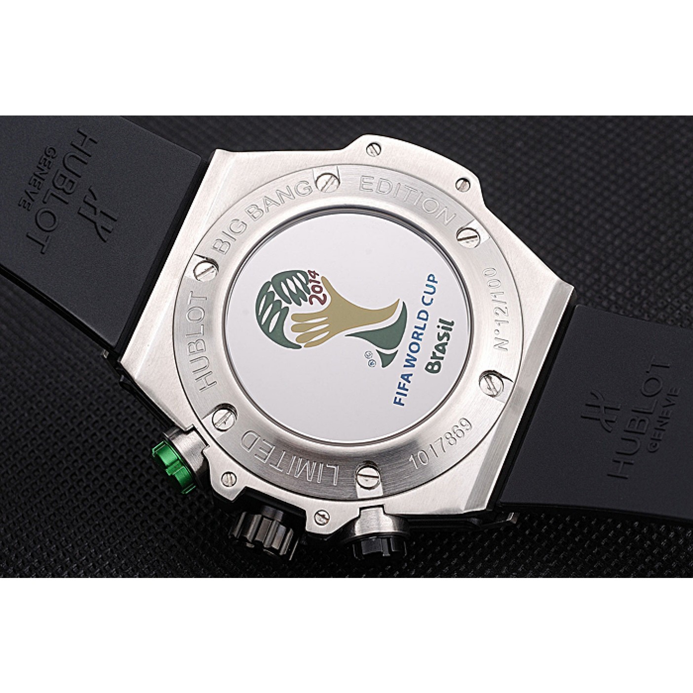 MiroTime Hublot Big Bang Unico Bi-Retrograde Chrono King Stainless Steel Case Black Rubber Strap 622770