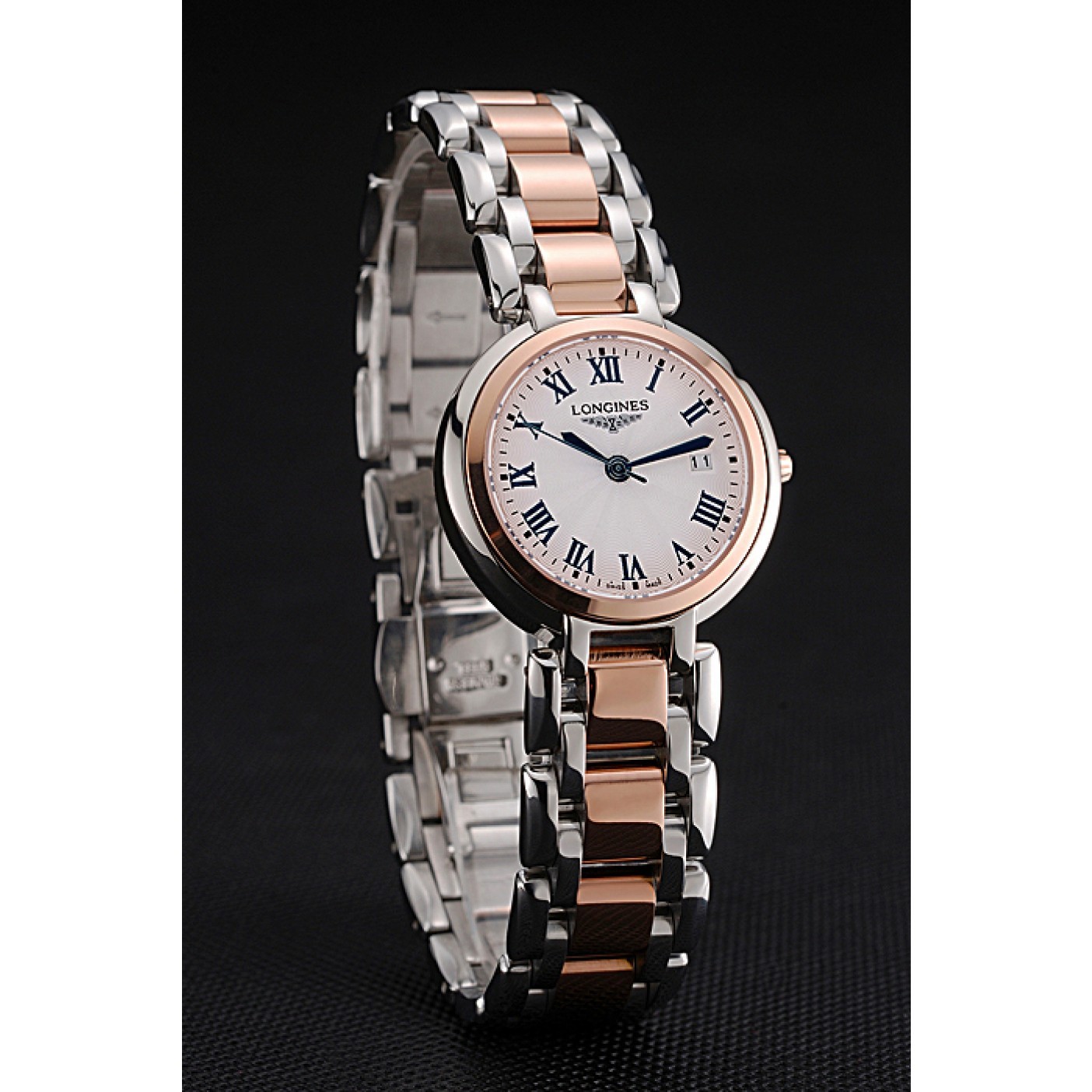 MiroTime Longines PrimaLuna Stainless Steel And Gold Case Roman Numerals 622586