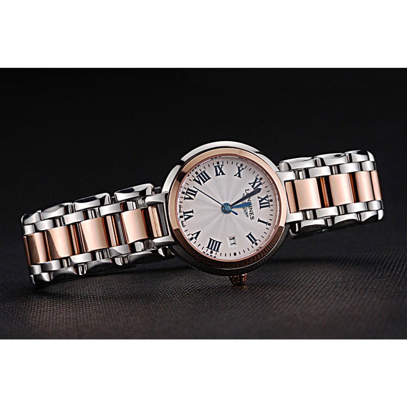 MiroTime Longines PrimaLuna Stainless Steel And Gold Case Roman Numerals 622586