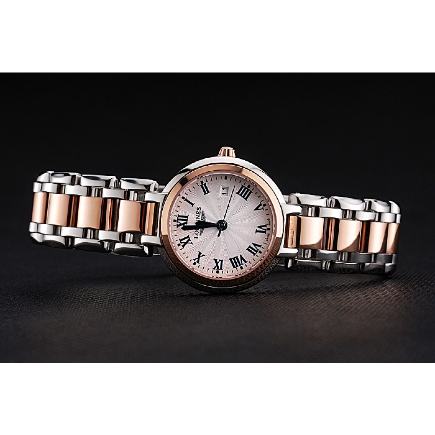 MiroTime Longines PrimaLuna Stainless Steel And Gold Case Roman Numerals 622586