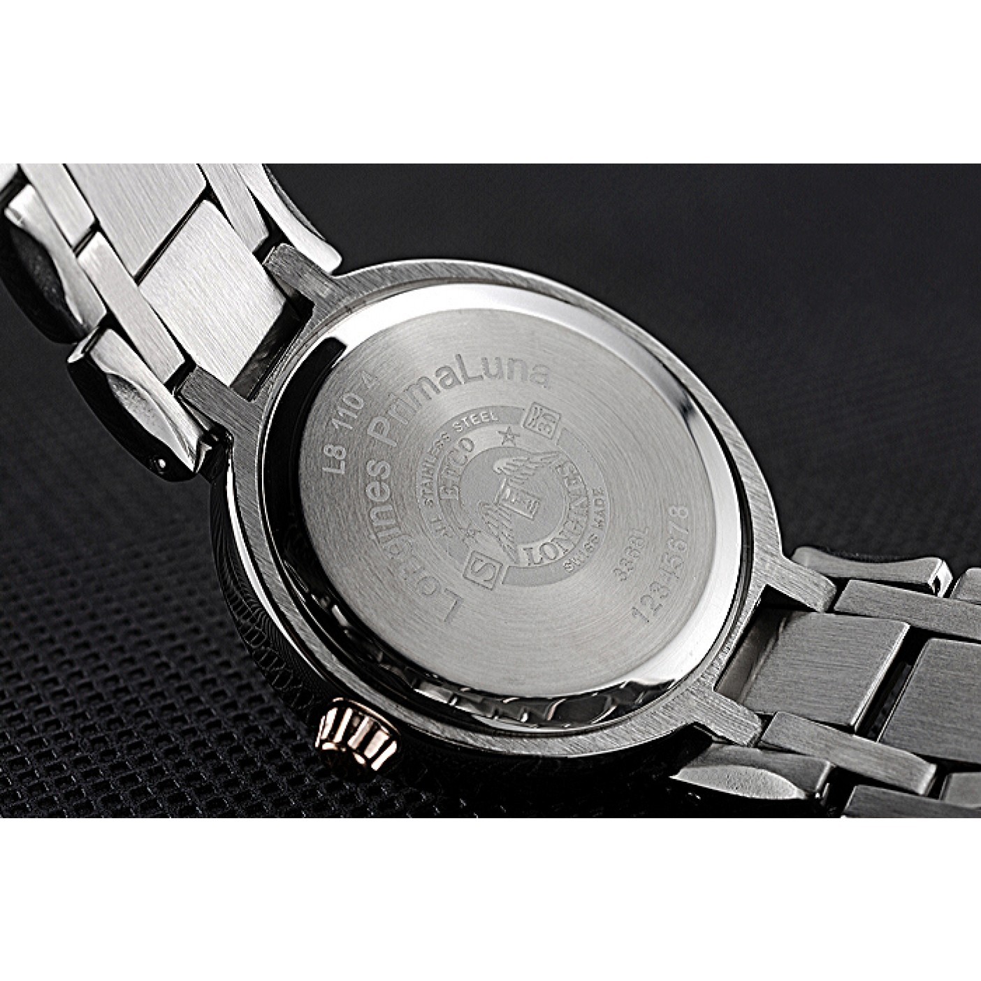MiroTime Longines PrimaLuna Stainless Steel And Gold Case Roman Numerals 622586
