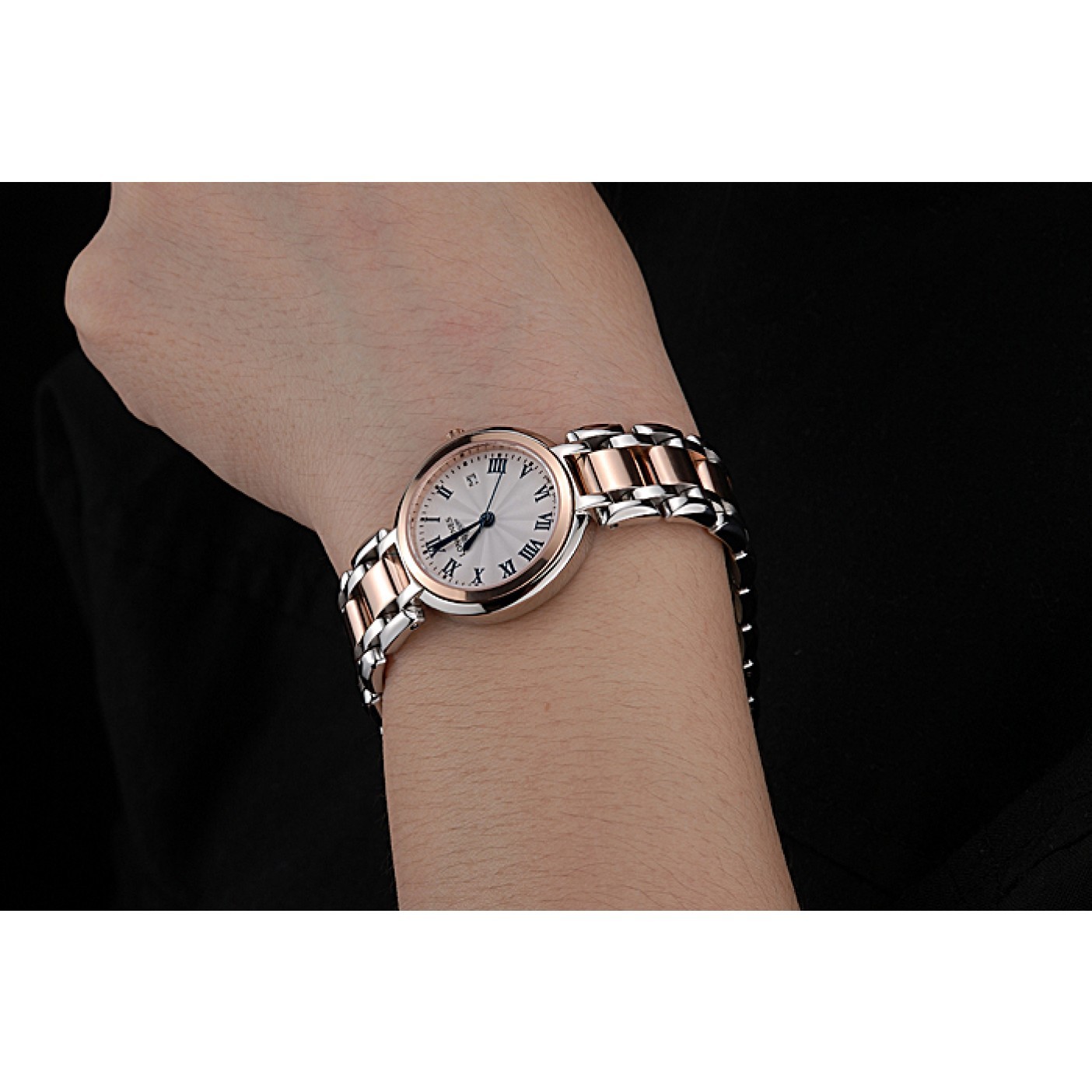 MiroTime Longines PrimaLuna Stainless Steel And Gold Case Roman Numerals 622586
