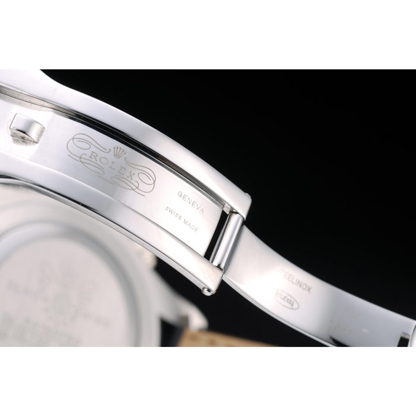 MiroTime Rolex Daytona Stainless Steel Case Blue Dial Black Leather Strap