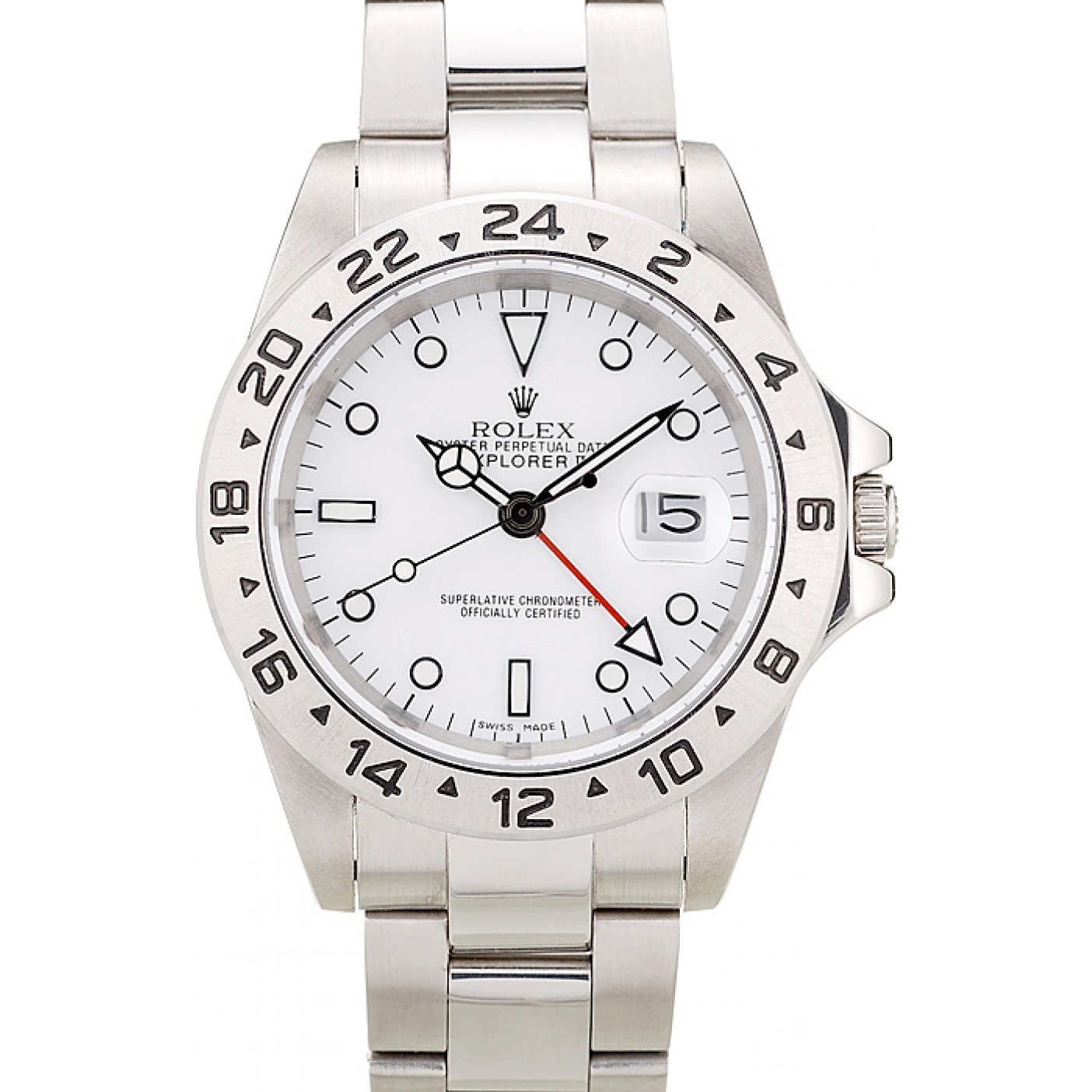 MiroTime Rolex Explorer Stainless Steel Bezel White Dial