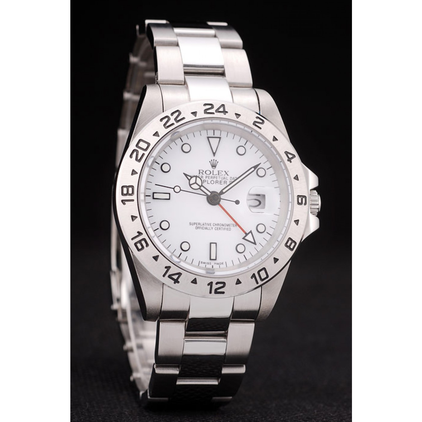 MiroTime Rolex Explorer Stainless Steel Bezel White Dial