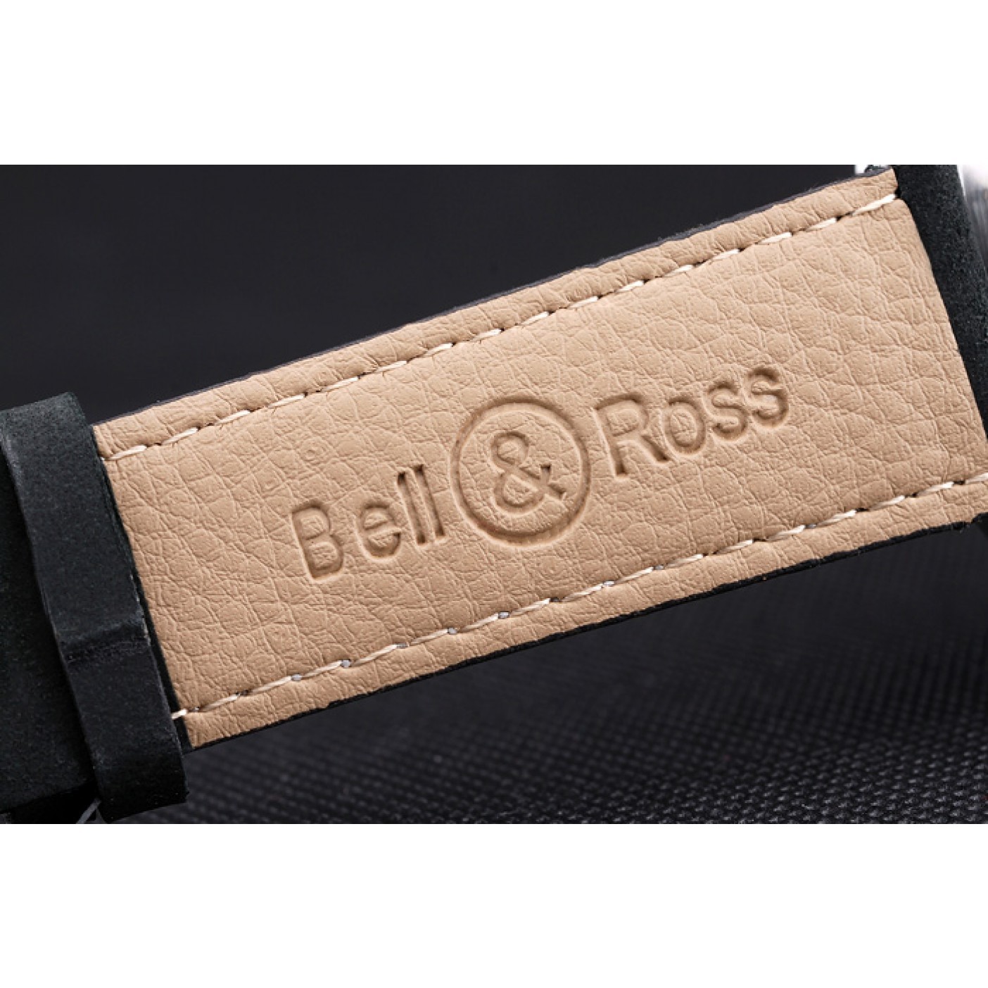 MiroTime Bell and Ross BR126 Flyback Black Dial Silver Case Black Suede Leather Strap