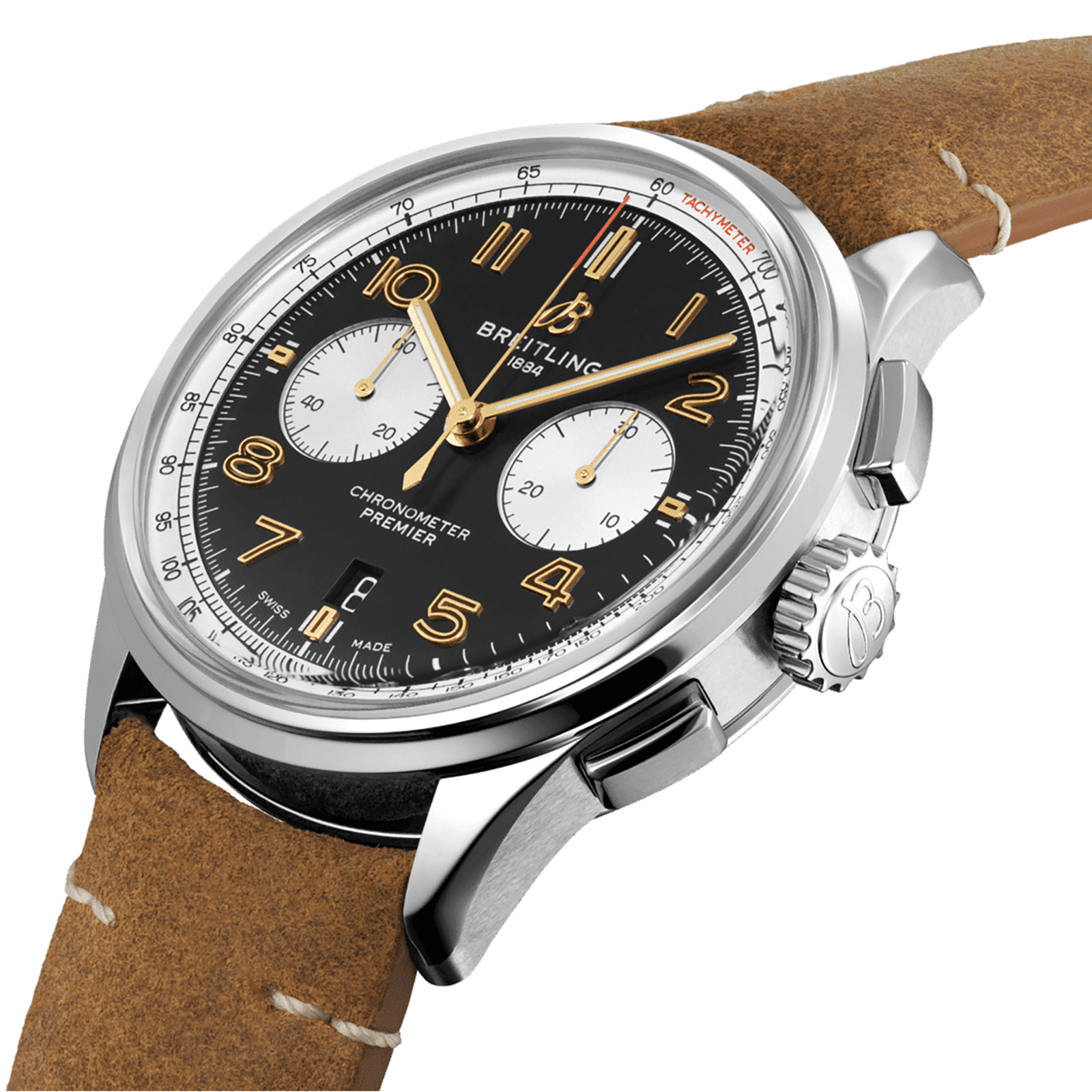MiroTime Swiss Breitling Premier B01 Chronograph 42 Norton AB0118A21B1X1