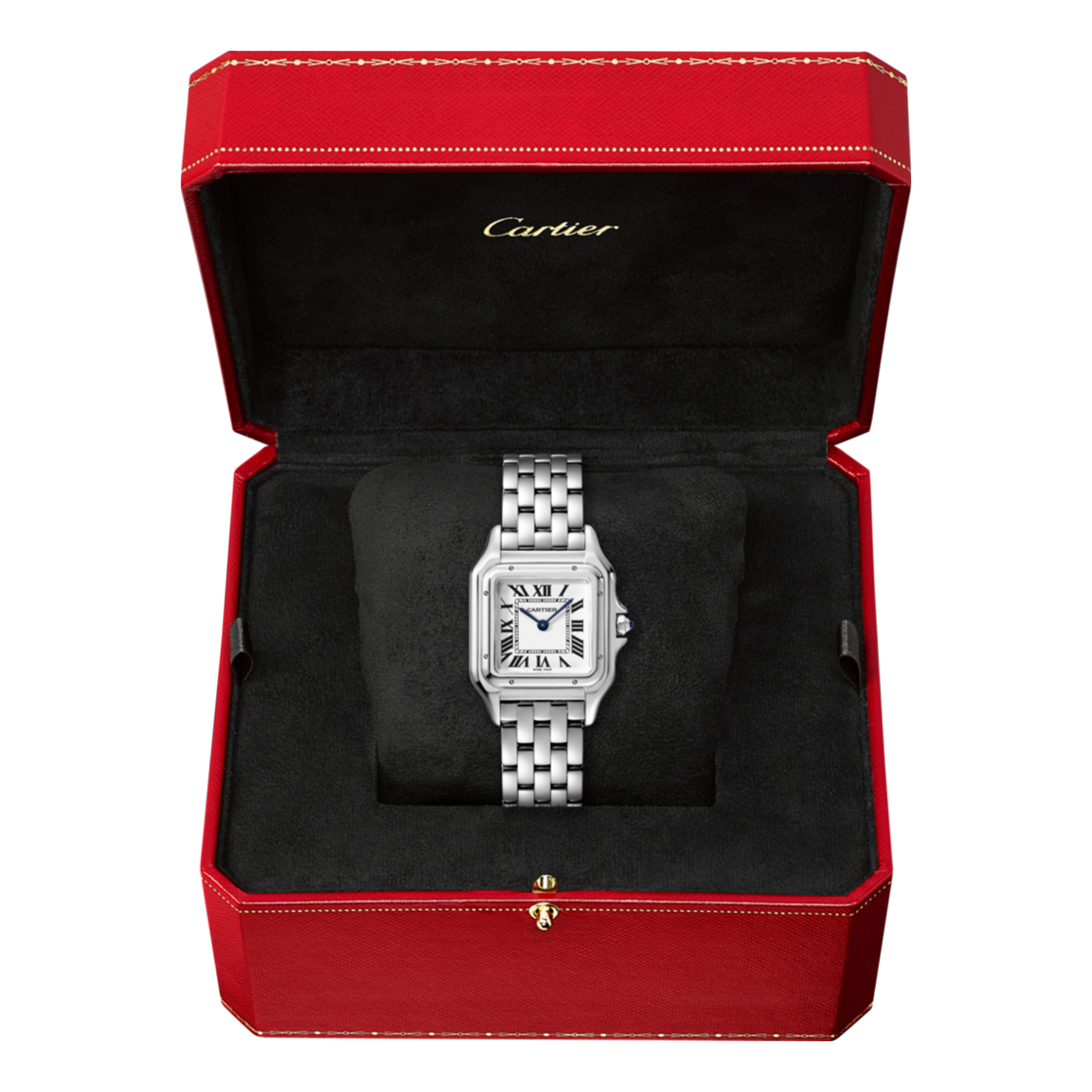MiroTime Swiss Panthère de Cartier watch, Medium model, steel