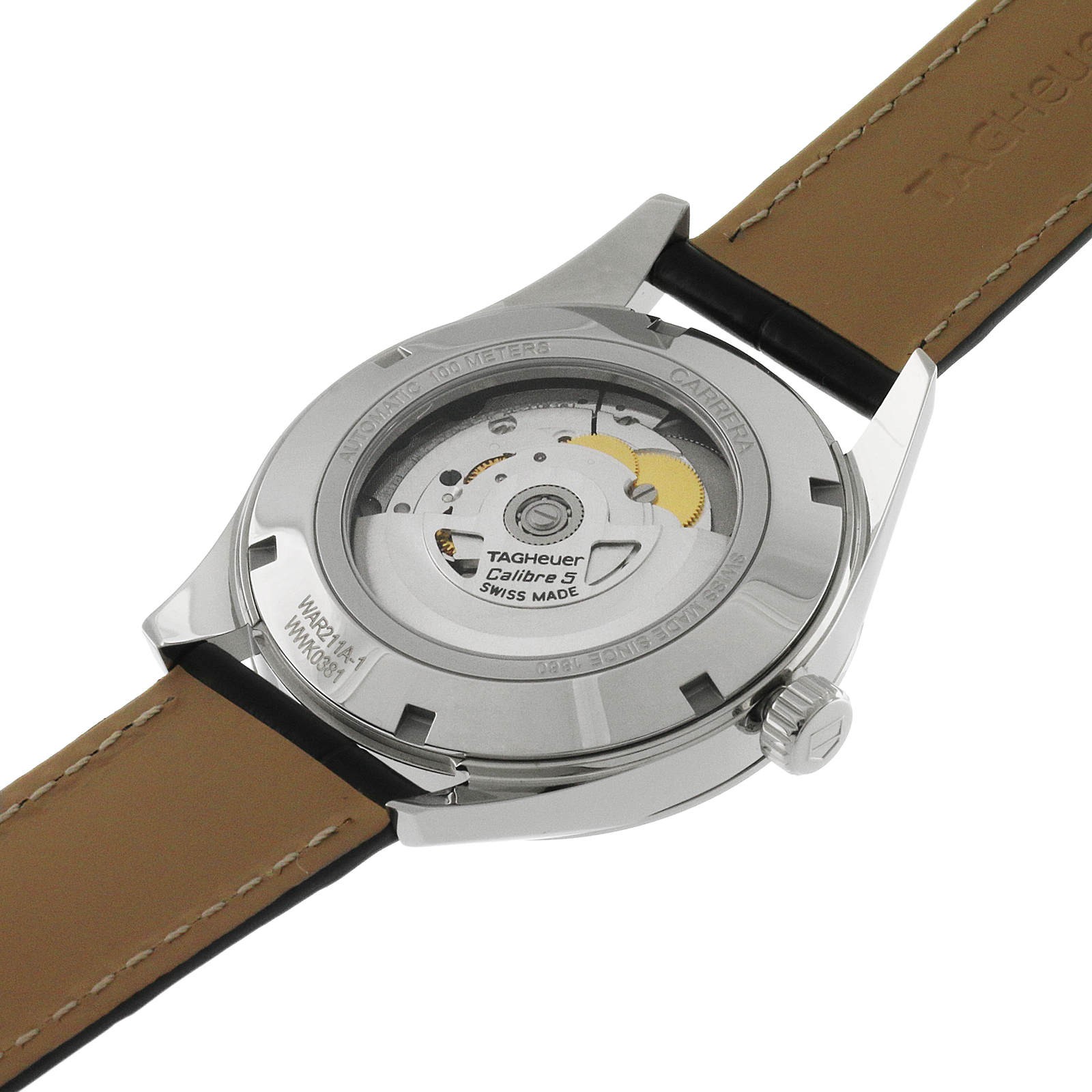 MiroTime TAG Heuer Carrera Calibre 5 39mm Mens Watch WAR211A.FC6180