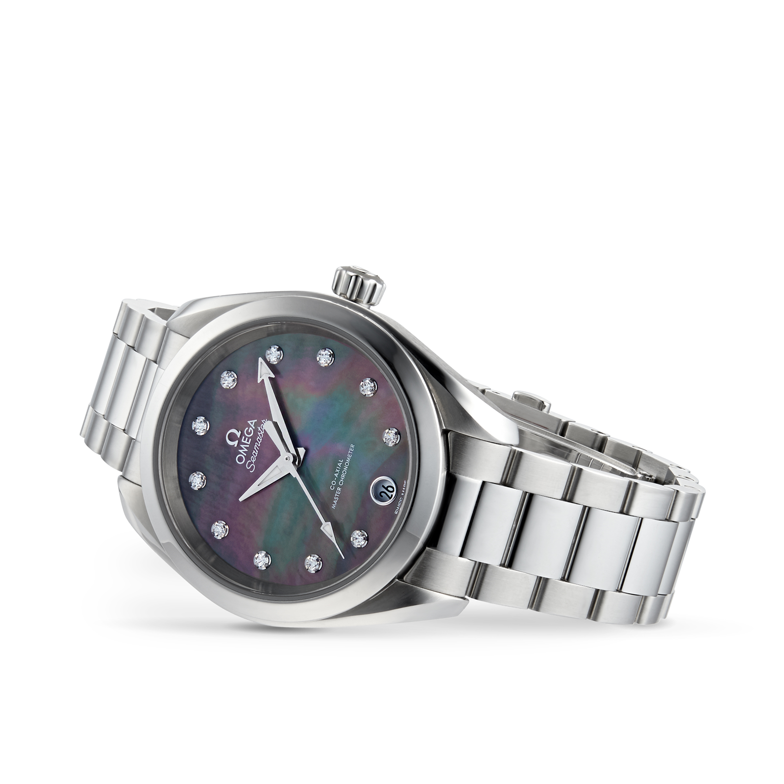 MiroTime Swiss Omega Seamaster Aqua Terra 150m Co-Axial 34mm Ladies Watch O22010342057001