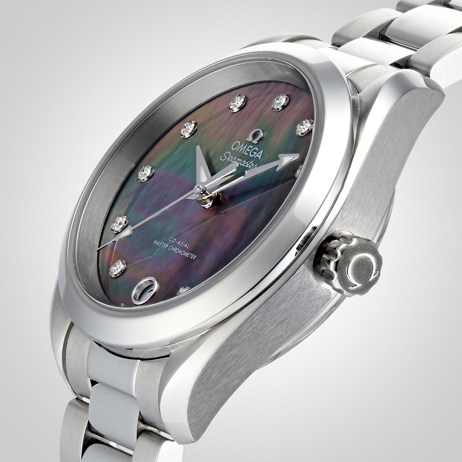 MiroTime Swiss Omega Seamaster Aqua Terra 150m Co-Axial 34mm Ladies Watch O22010342057001
