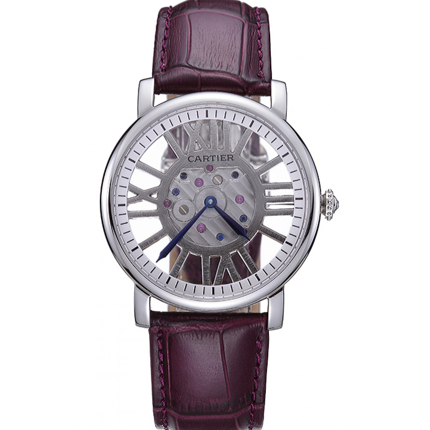MiroTime Cartier Rotonde Skeleton Flying Tourbillon Purple 621971
