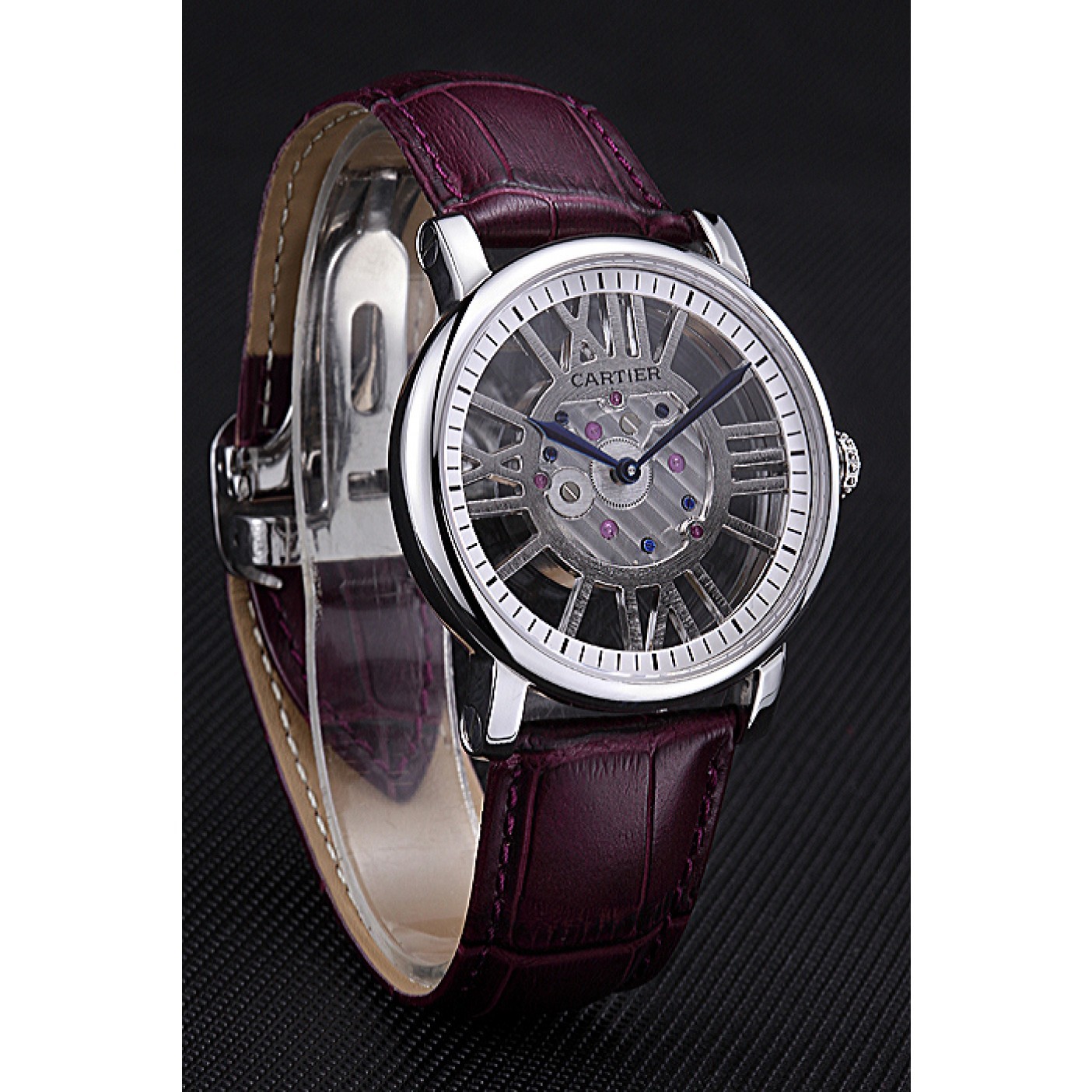 MiroTime Cartier Rotonde Skeleton Flying Tourbillon Purple 621971