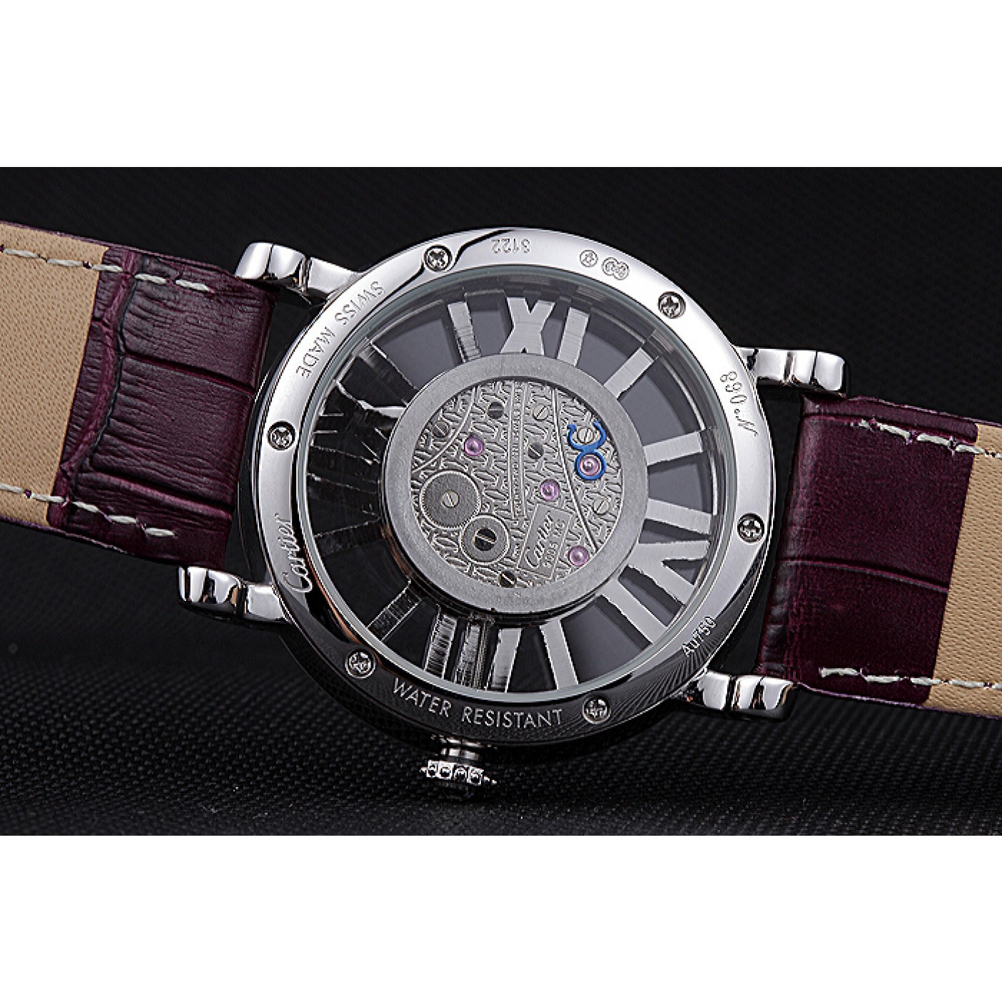 MiroTime Cartier Rotonde Skeleton Flying Tourbillon Purple 621971