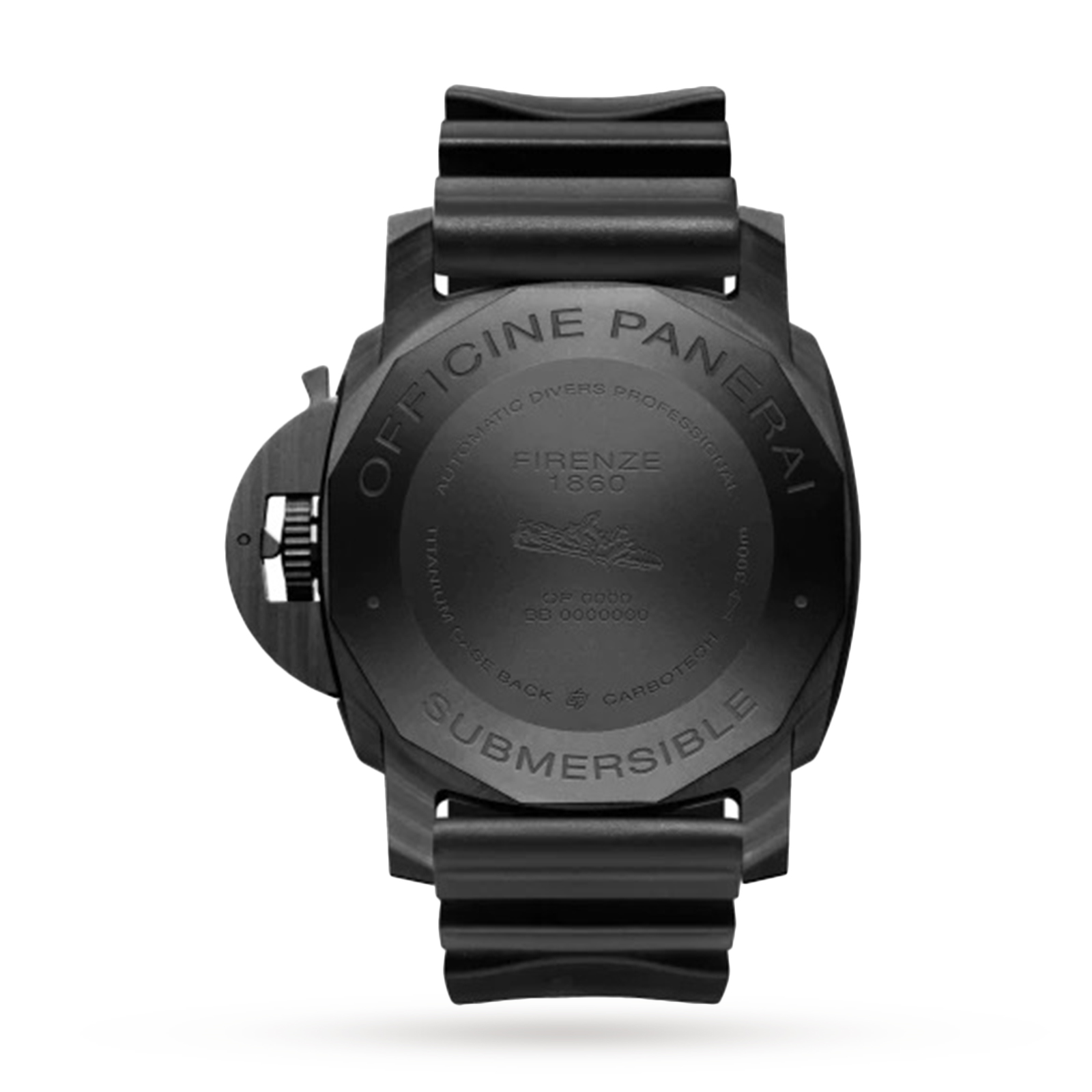 MiroTime Swiss Panerai Submersible Carbotech 47mm Mens Watch PAM01616