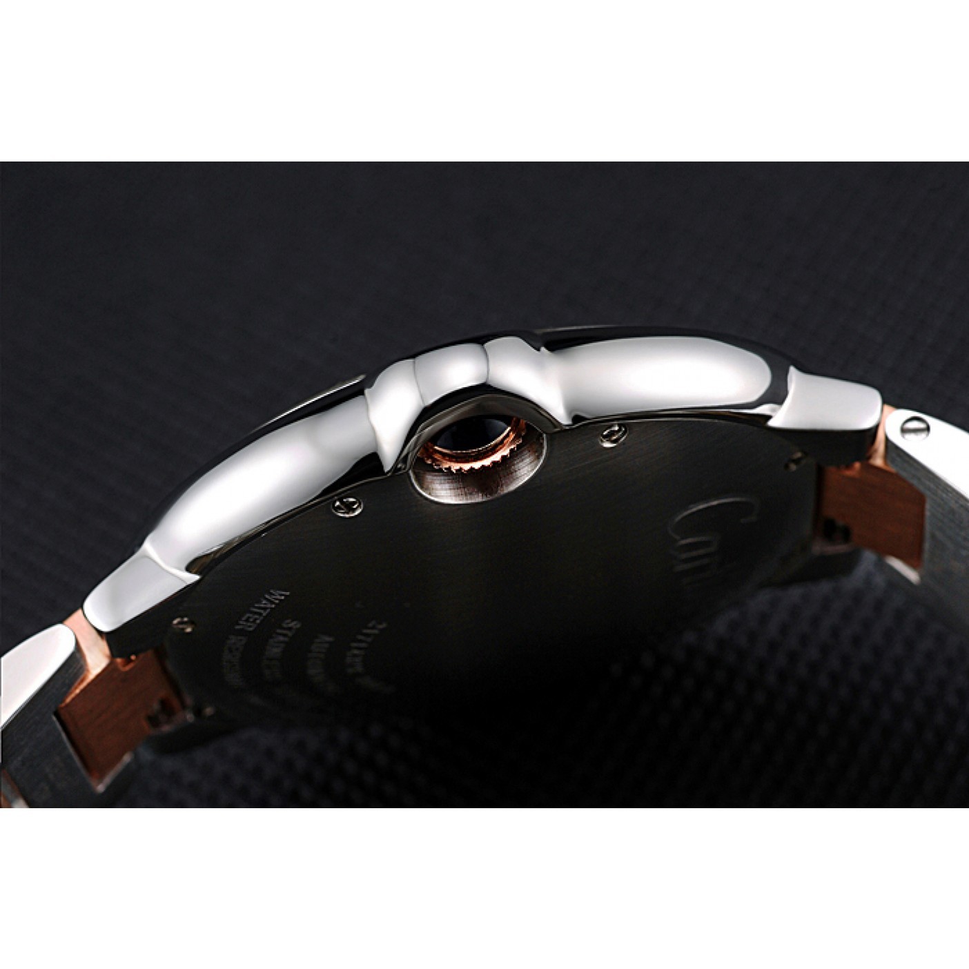 MiroTime Swiss Cartier Ballon Bleu 42mm Silver Dial Stainless Steel Case Two Tone Rose Gold Bracelet 622875