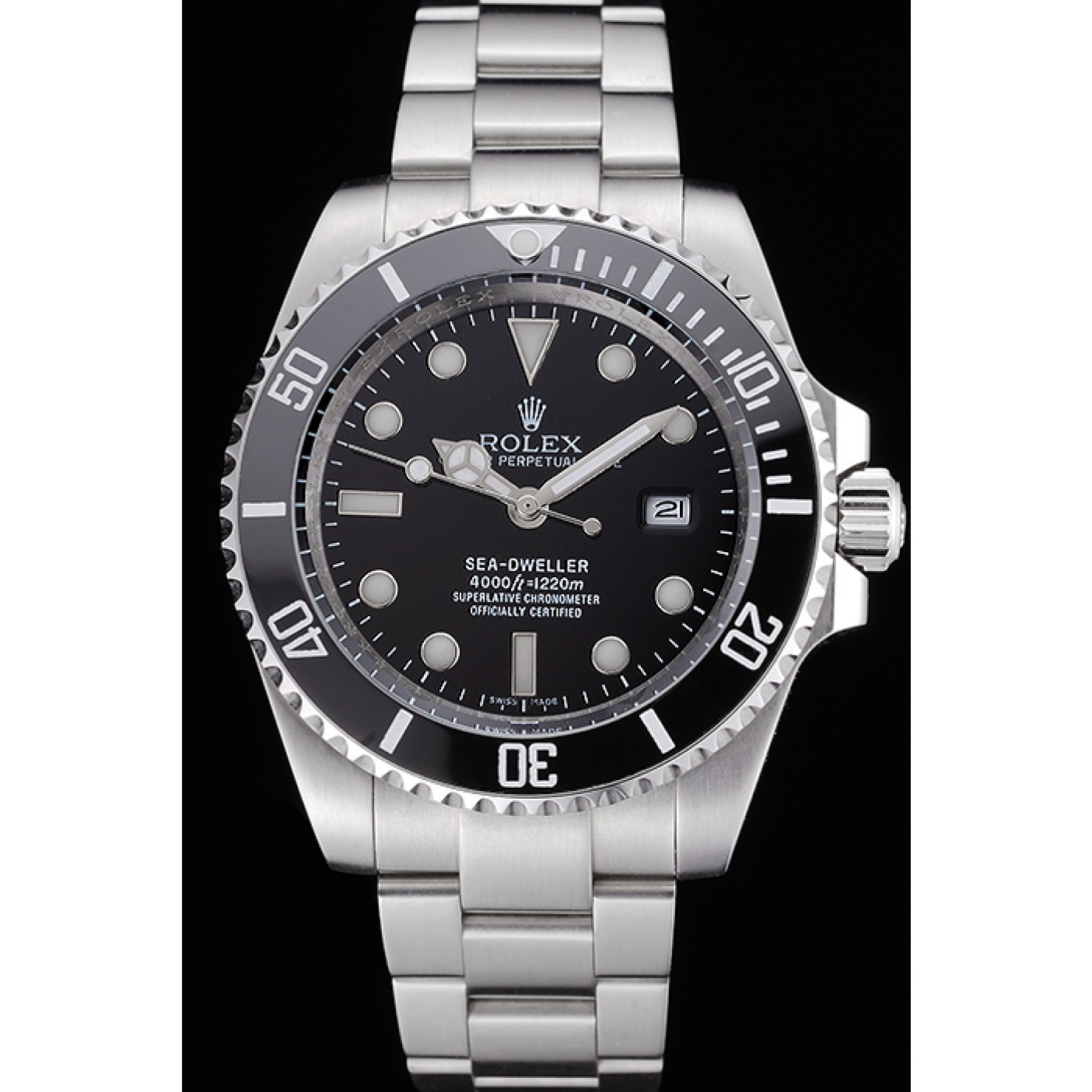 MiroTime Rolex Sky Dwellerr Black Dial Stainless Steel Case And Bracelet 622837