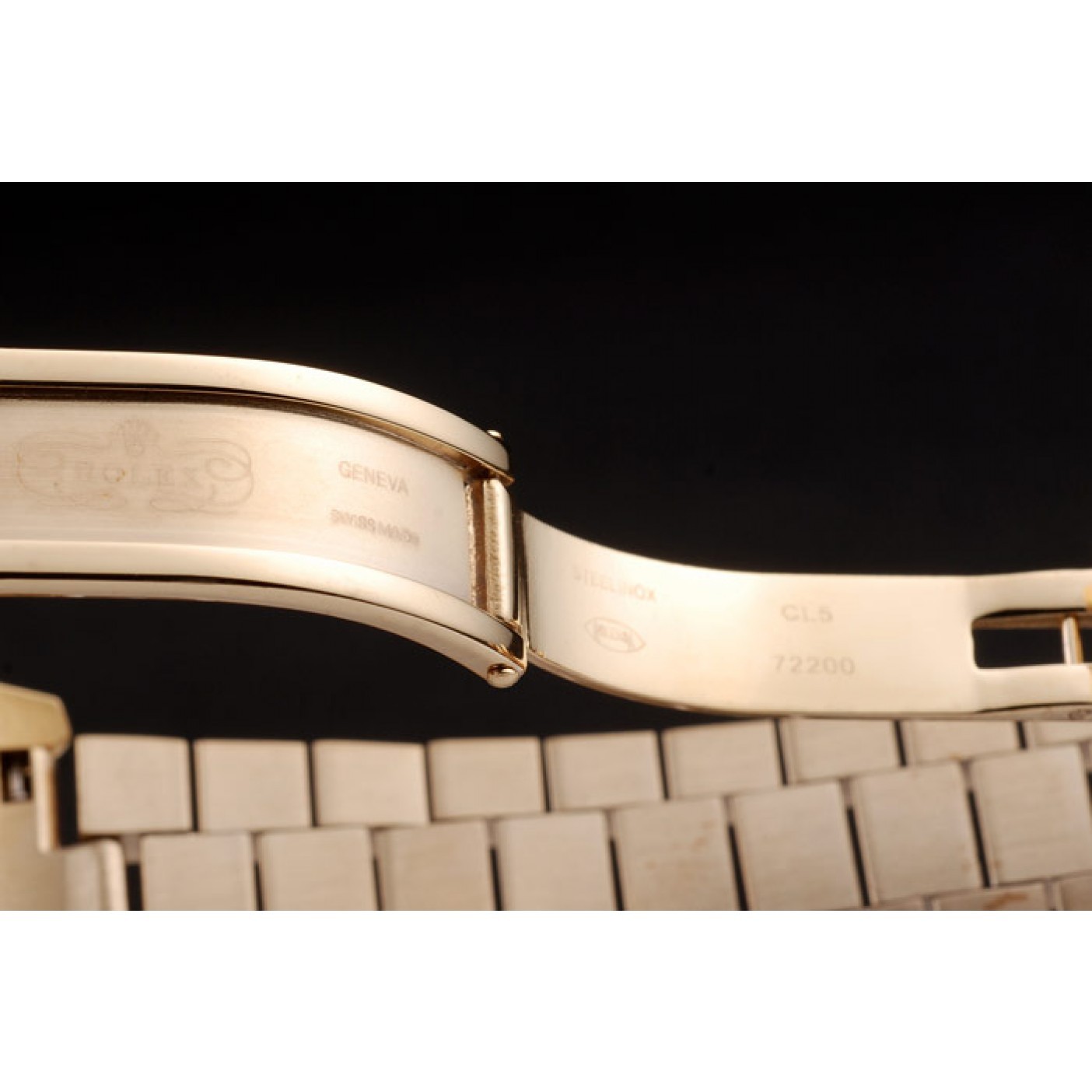 MiroTime Rolex Day-Date 18k Yellow Gold Plated Stainless Steel White Dial