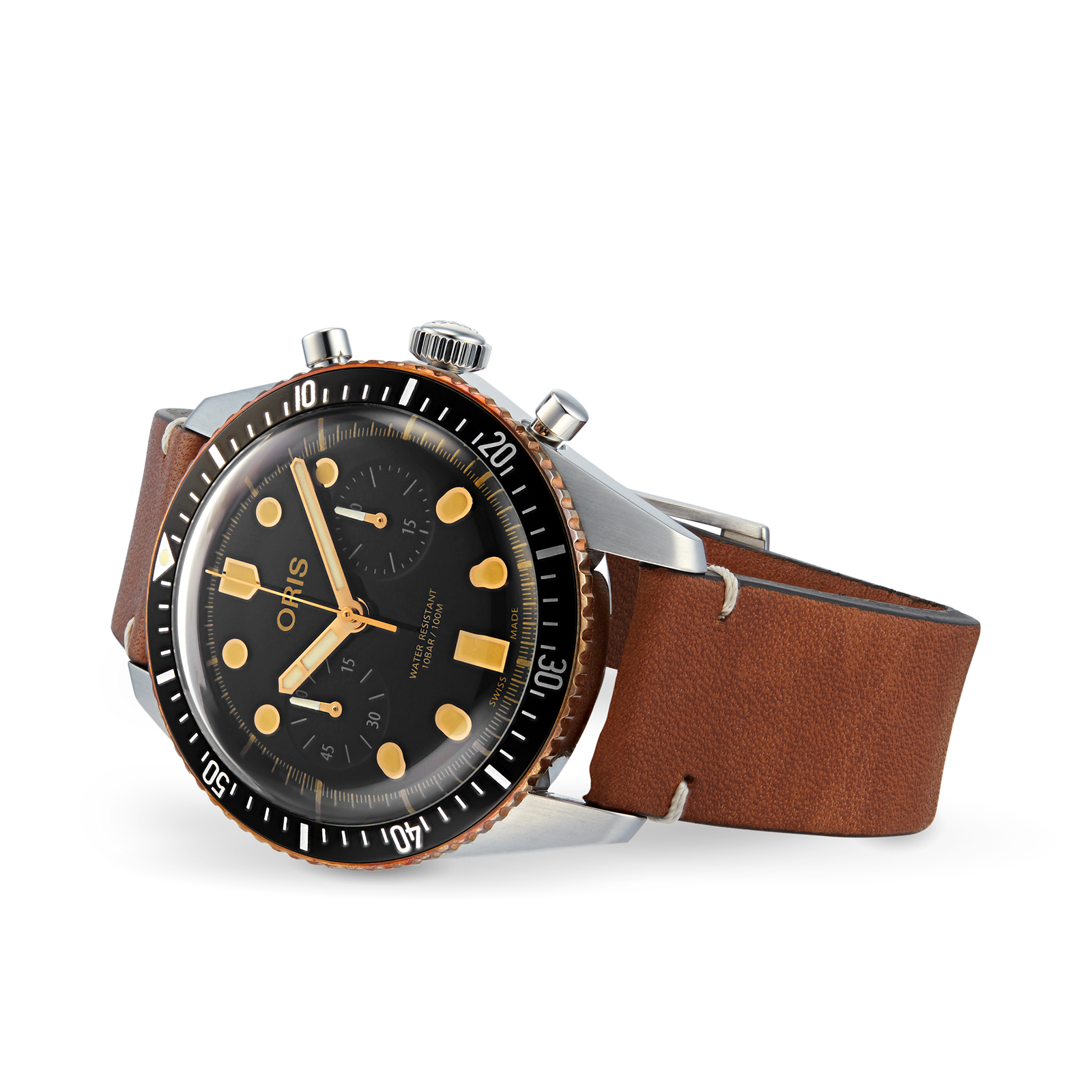 MiroTime Swiss Oris Divers Sixty-Five 43mm Mens Watch 01 771 7744 4354-07 5 21 45