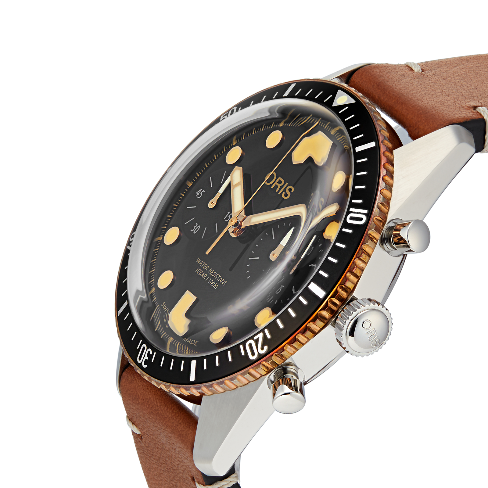 MiroTime Swiss Oris Divers Sixty-Five 43mm Mens Watch 01 771 7744 4354-07 5 21 45