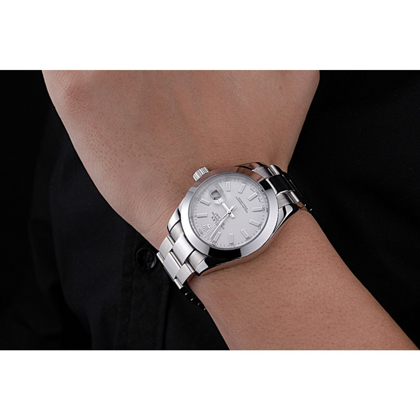 MiroTime Rolex Datejust Stainless Steel Case White Dial 622266