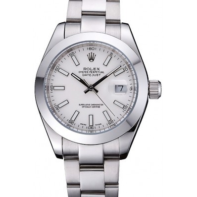 MiroTime Rolex Datejust Stainless Steel Case White Dial 622266