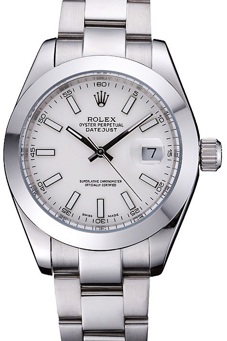MiroTime Rolex Datejust Stainless Steel Case White Dial 622266
