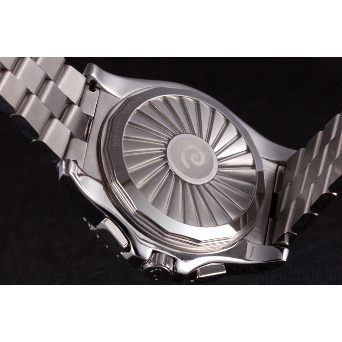 MiroTime Breitling Certifie Yellow Dial Stainless Steel Strap Rose Gold Bezel