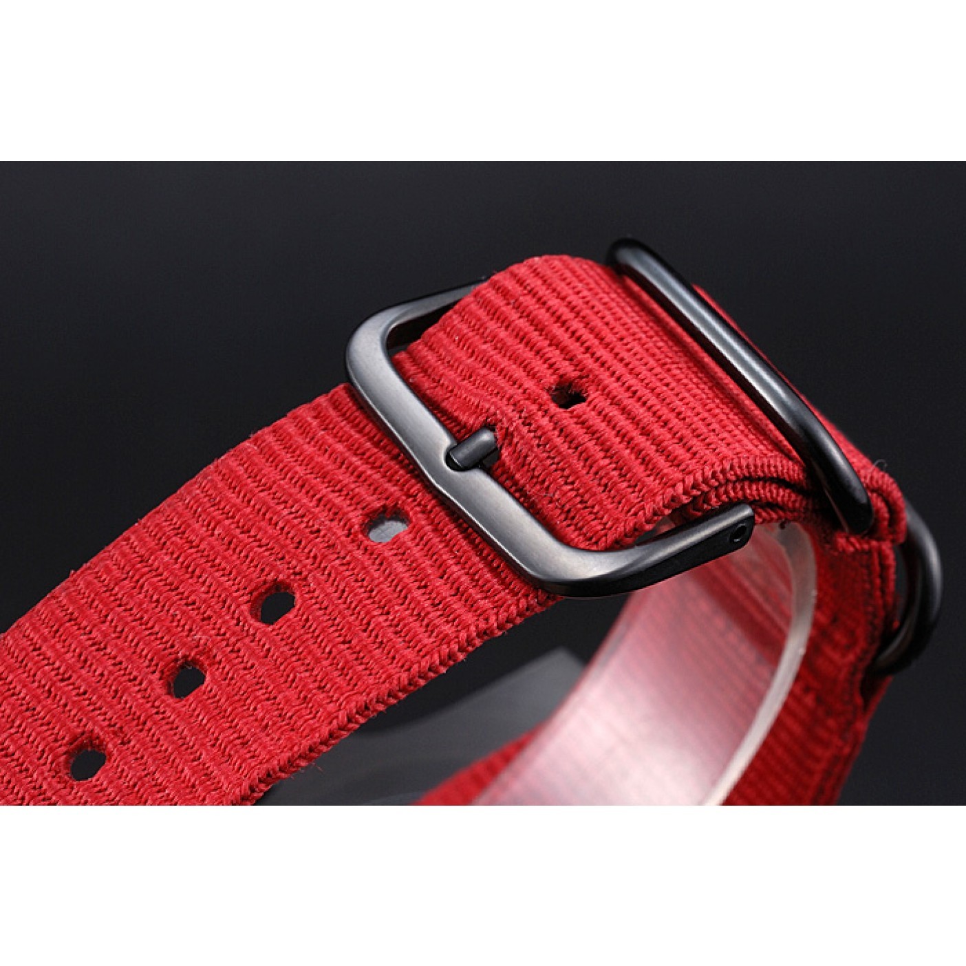 MiroTime Rolex Stealth Submariner Red Nylon Strap 622010