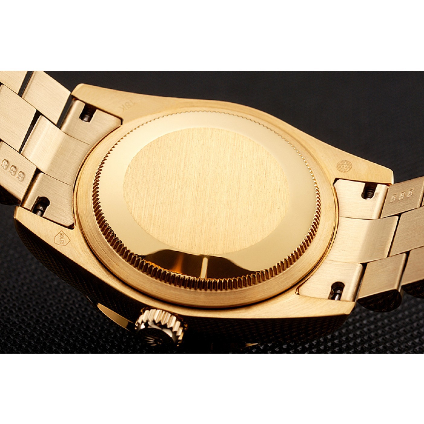 MiroTime Swiss Rolex Datejust Champagne Dial Diamond Bezel Gold Bracelet 1454097