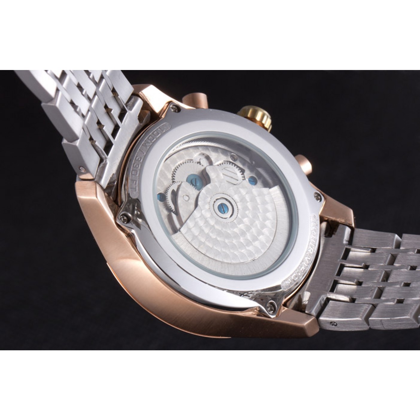 MiroTime Omega DeVille Two Tone Links White Dial om240 621564
