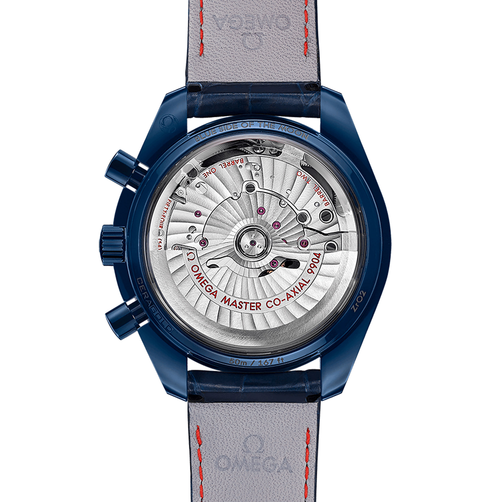 MiroTime Swiss Omega Speedmaster Co-Axial Moonphase 44mm Mens Watch O30493445203002