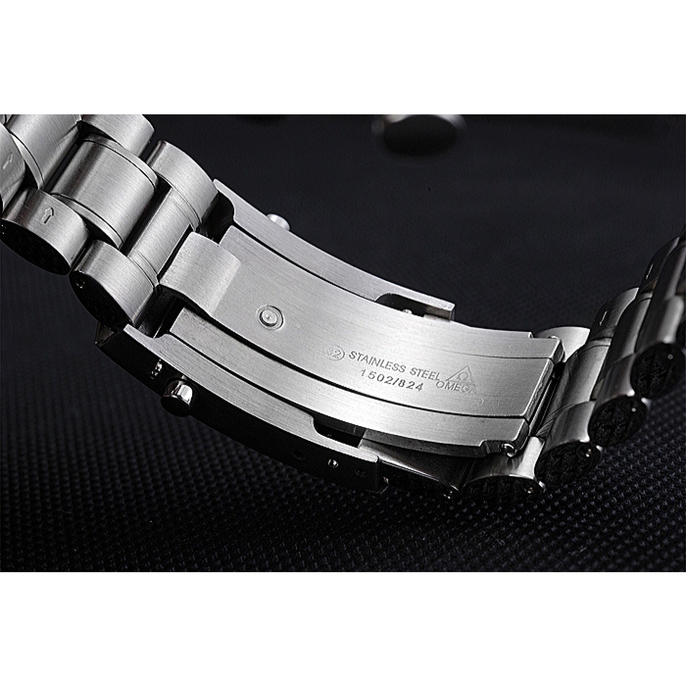 MiroTime Omega Speedmaster Blue Grey Stainless Steel Strap 622053