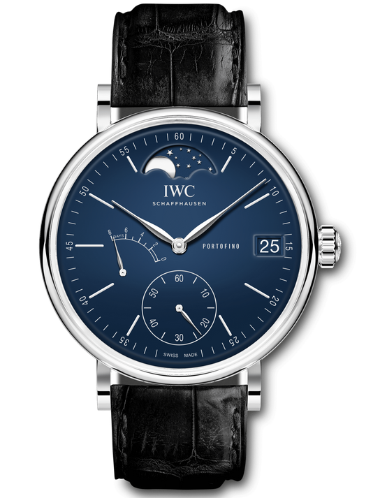 MiroTime AAA Replica IWC Portofino Hand Wound Eight Days Moonphase &quot;150 Years&quot; Watch IW516405