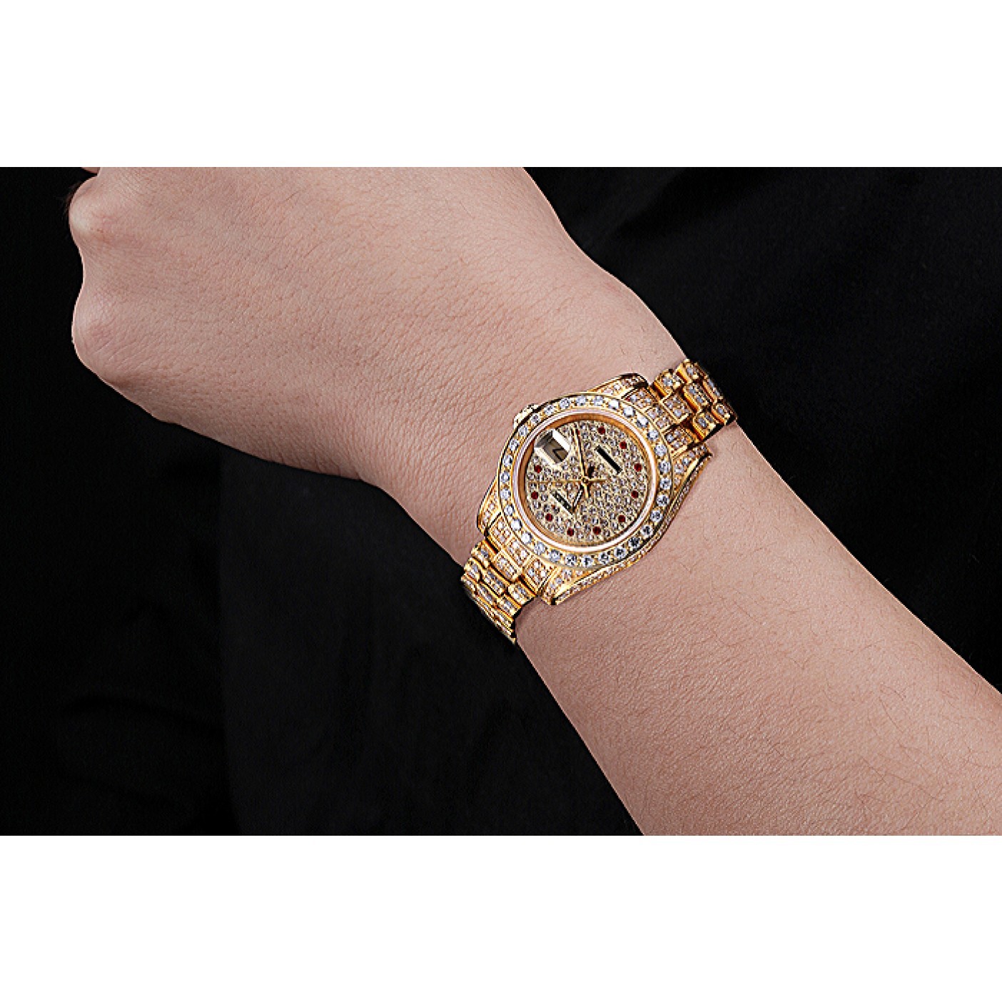 MiroTime Swiss Rolex DateJust Diamond Dial Gold 622024