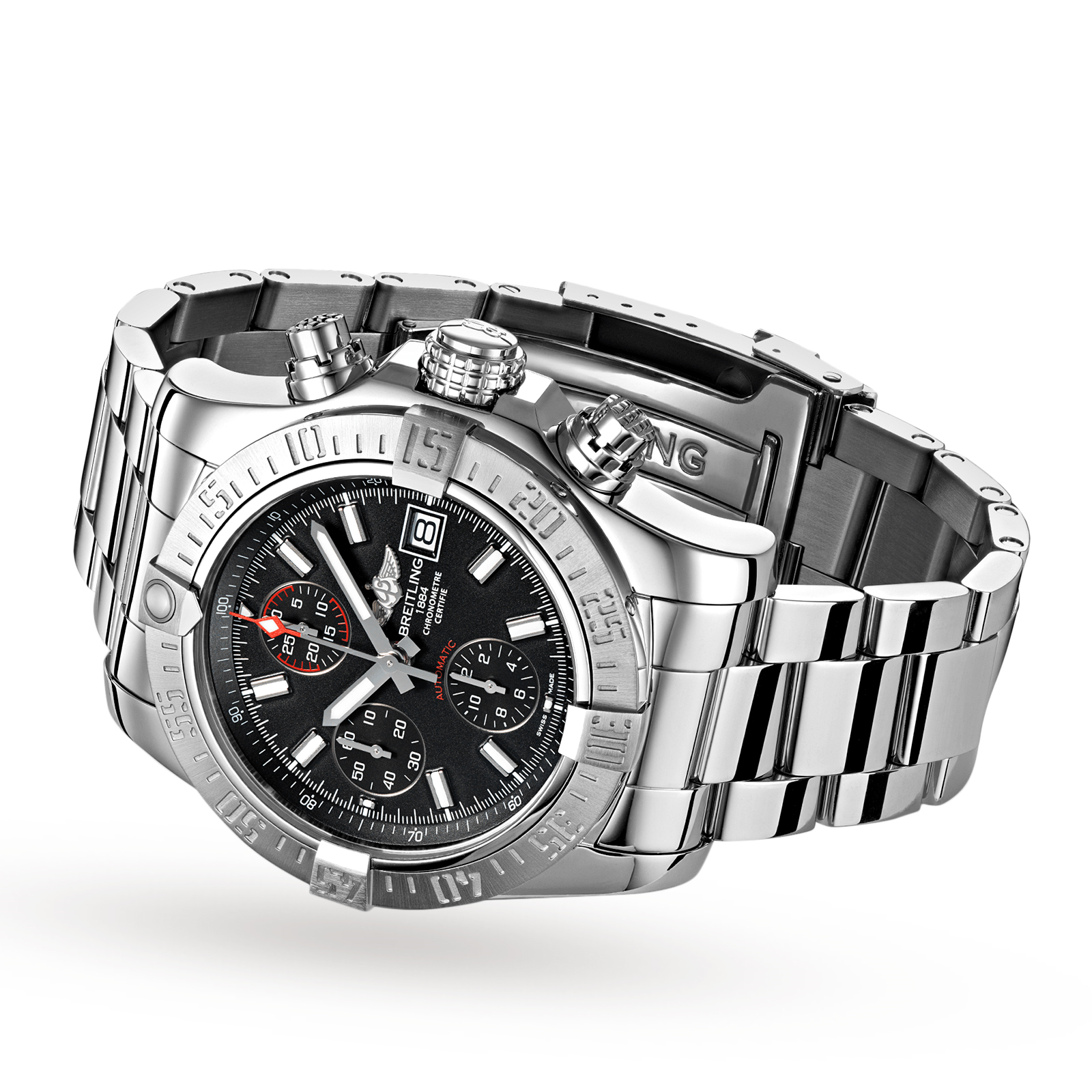 MiroTime Swiss Breitling Avenger II 43mm Mens Watch A1338111B1A1