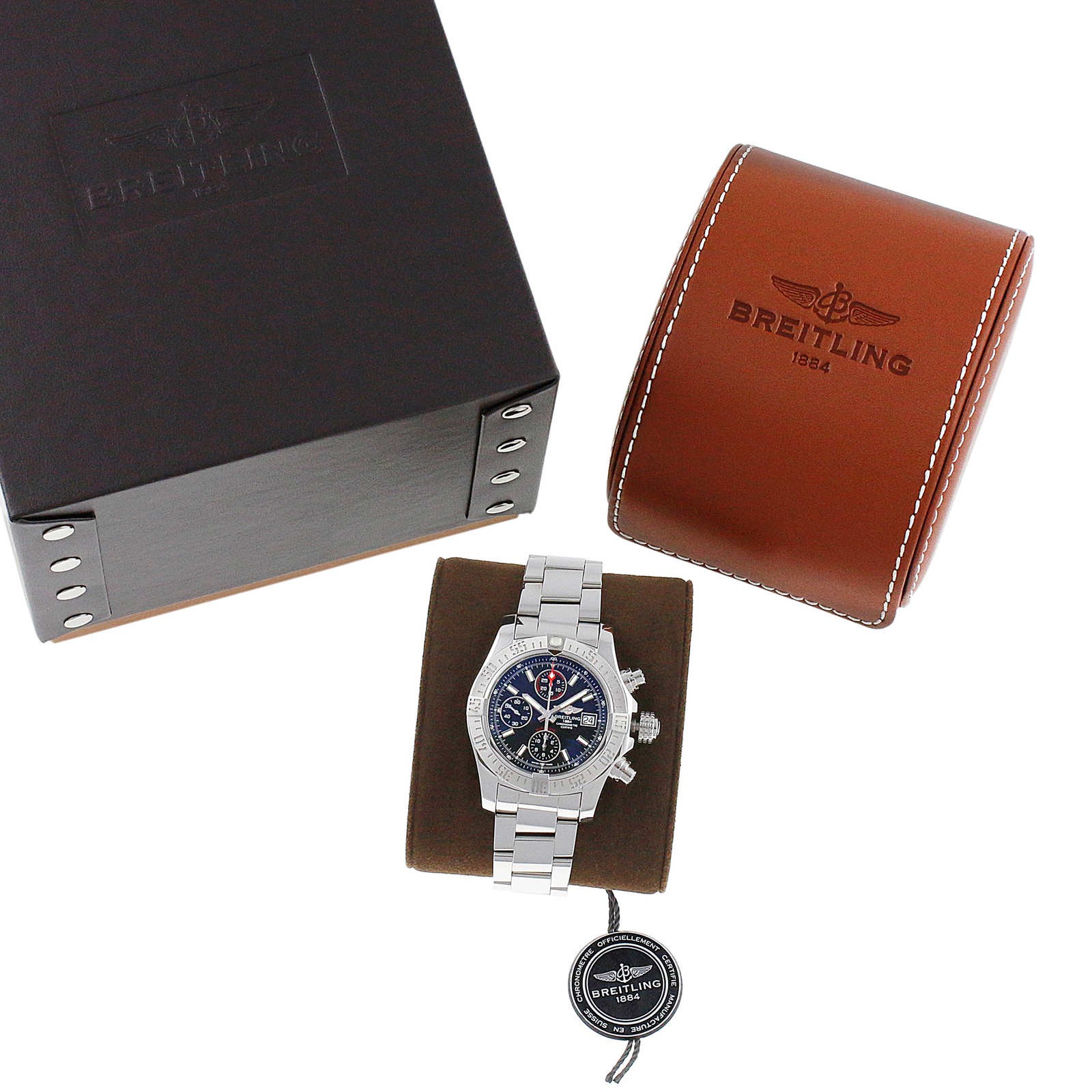 MiroTime Swiss Breitling Avenger II 43mm Mens Watch A1338111B1A1