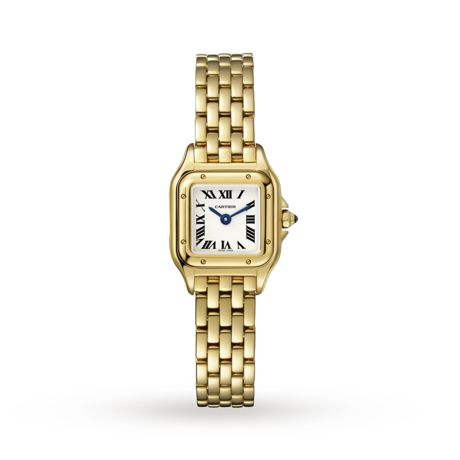 MiroTime Swiss Panthère de Cartier watch, Mini, yellow gold