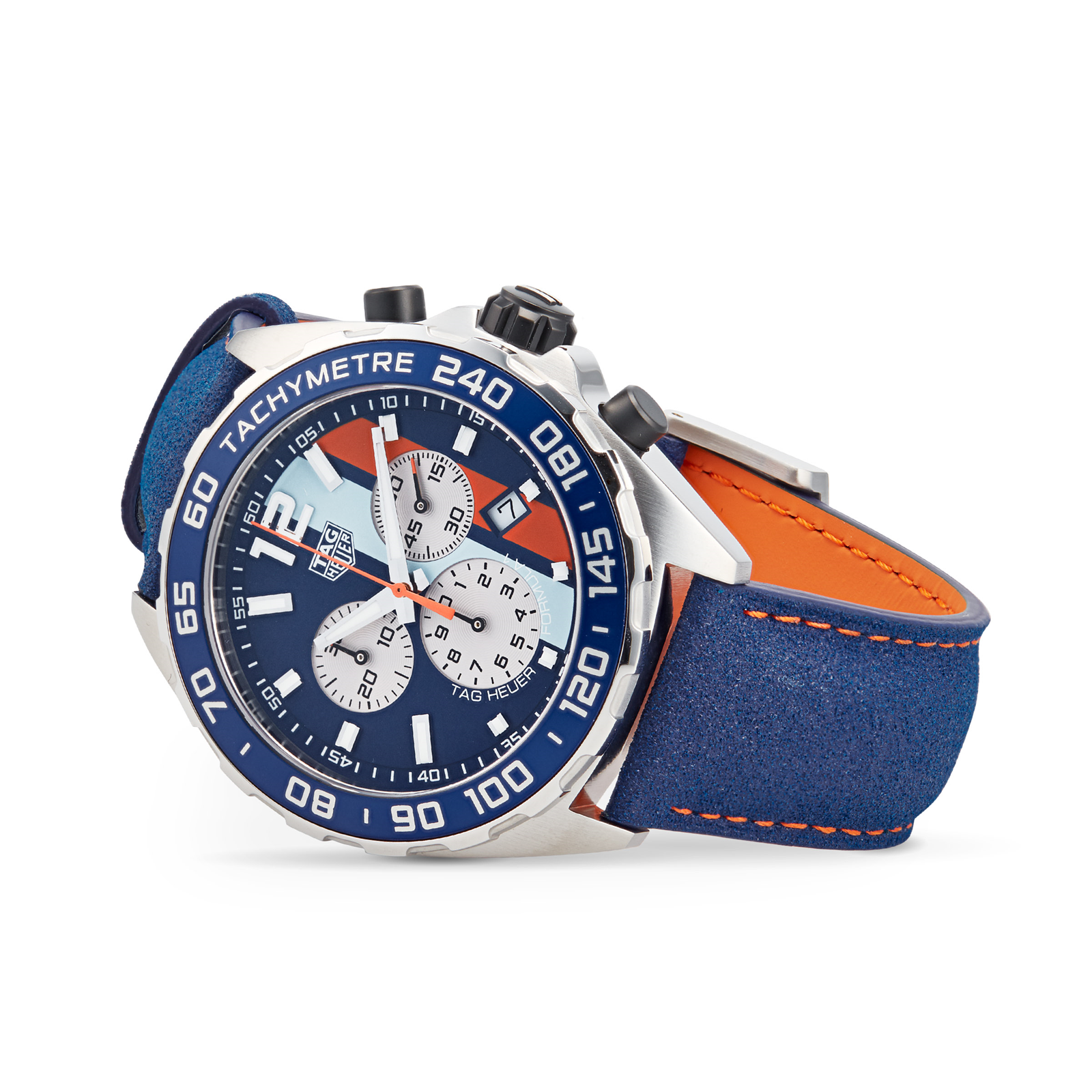 MiroTime TAG Heuer Formula 1 Gulf Special Edition 43mm Mens Watch CAZ101N.FC8243