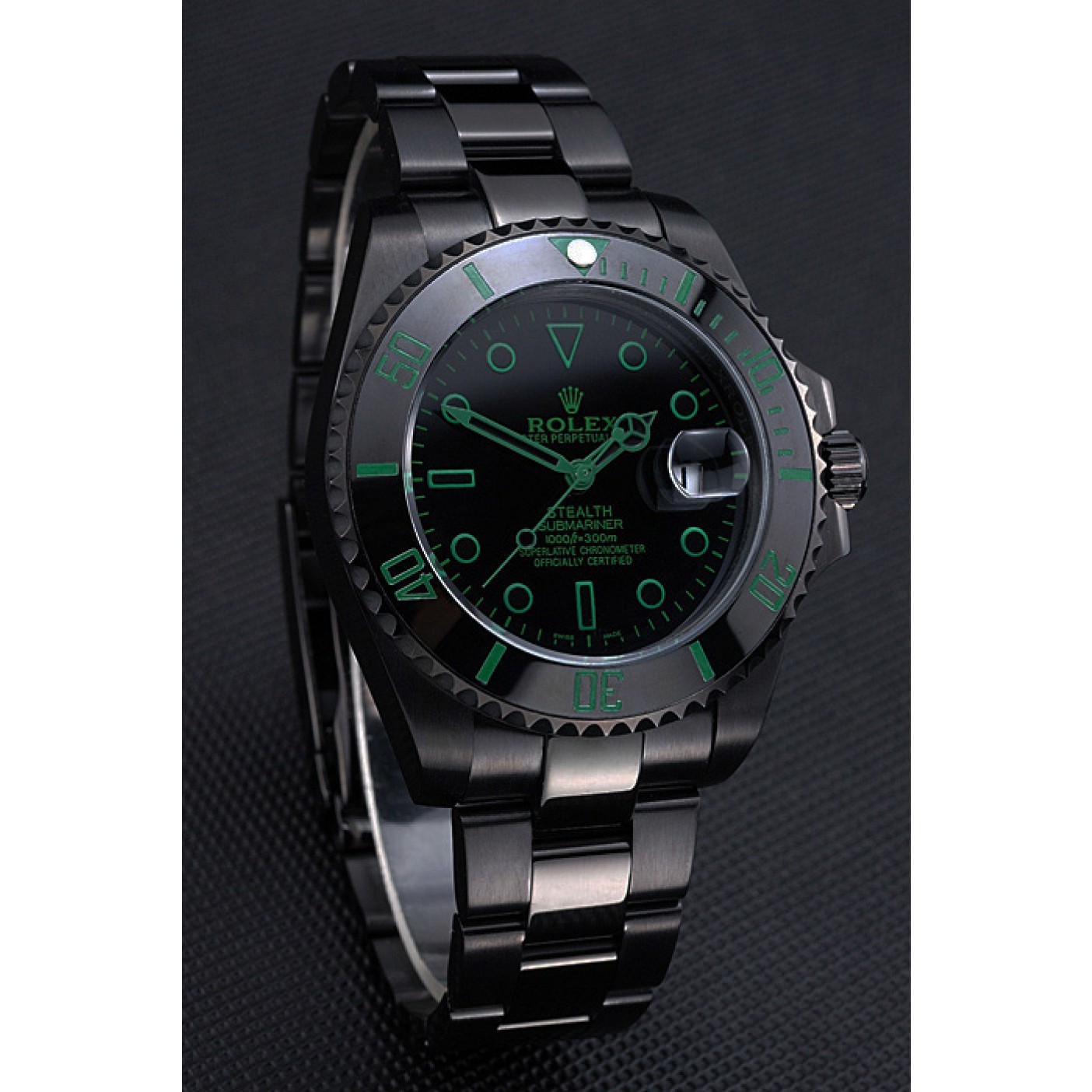 MiroTime Rolex Stealth Submariner Black Ceramic 622007