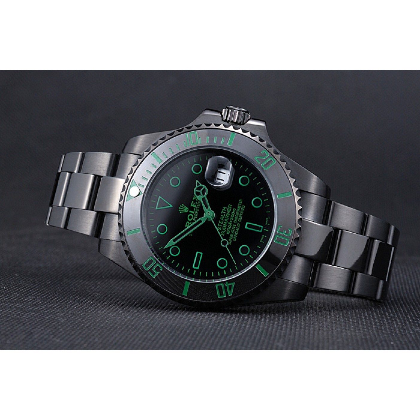 MiroTime Rolex Stealth Submariner Black Ceramic 622007