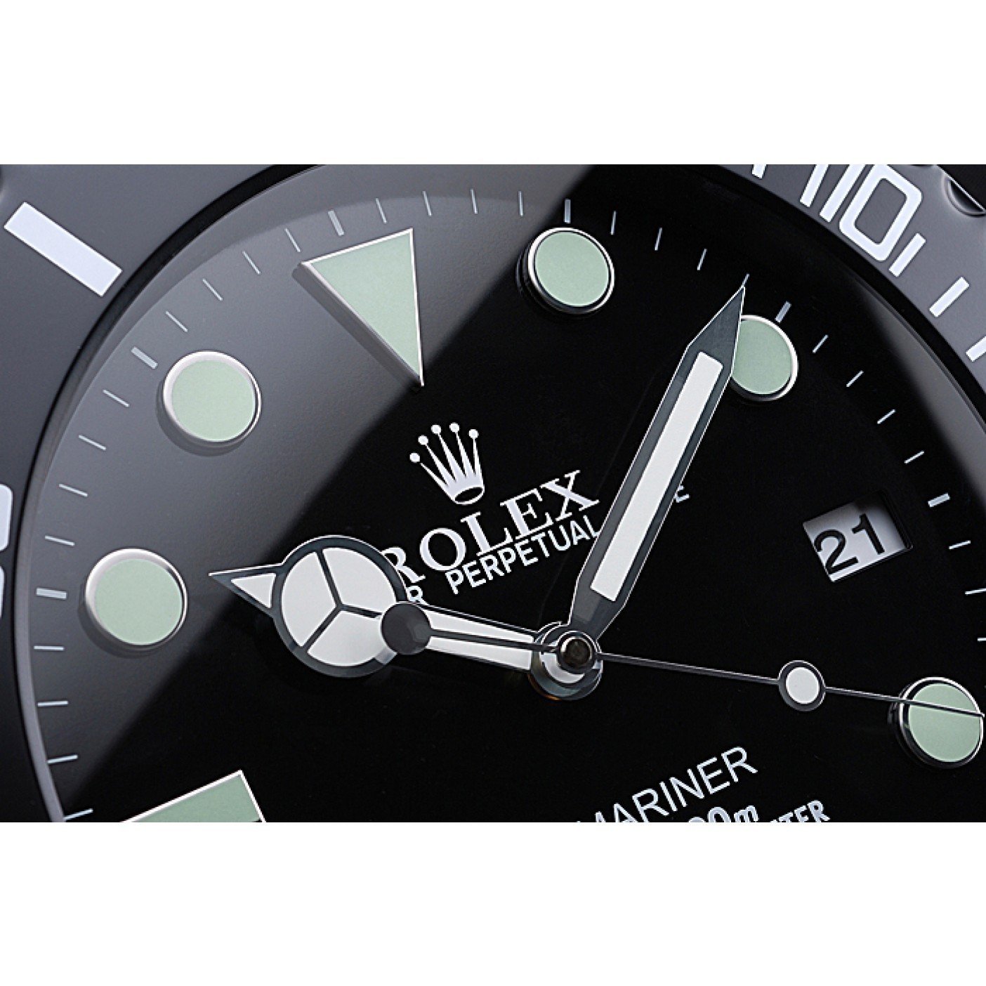 MiroTime Rolex Submariner Wall Clock Black 622474