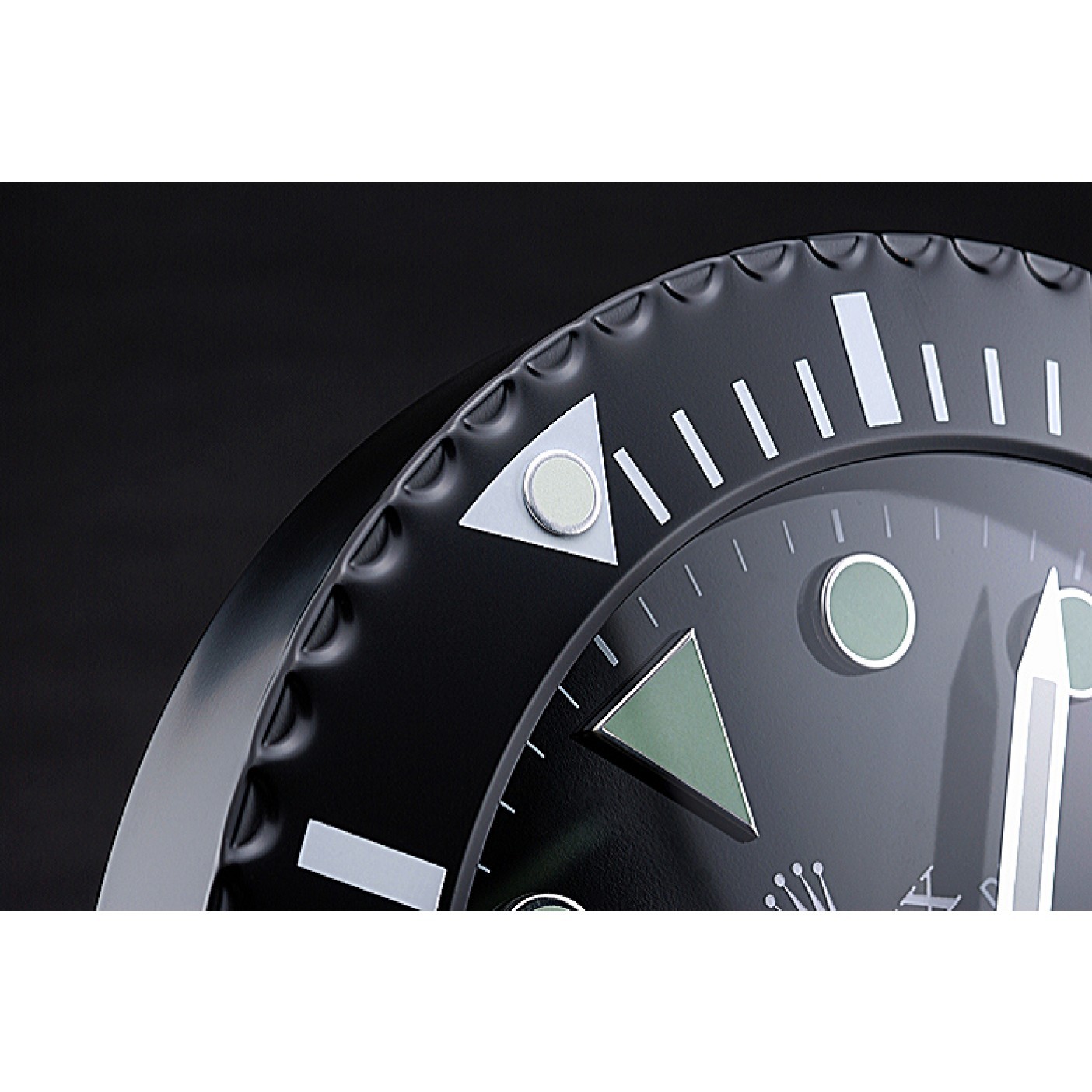 MiroTime Rolex Submariner Wall Clock Black 622474