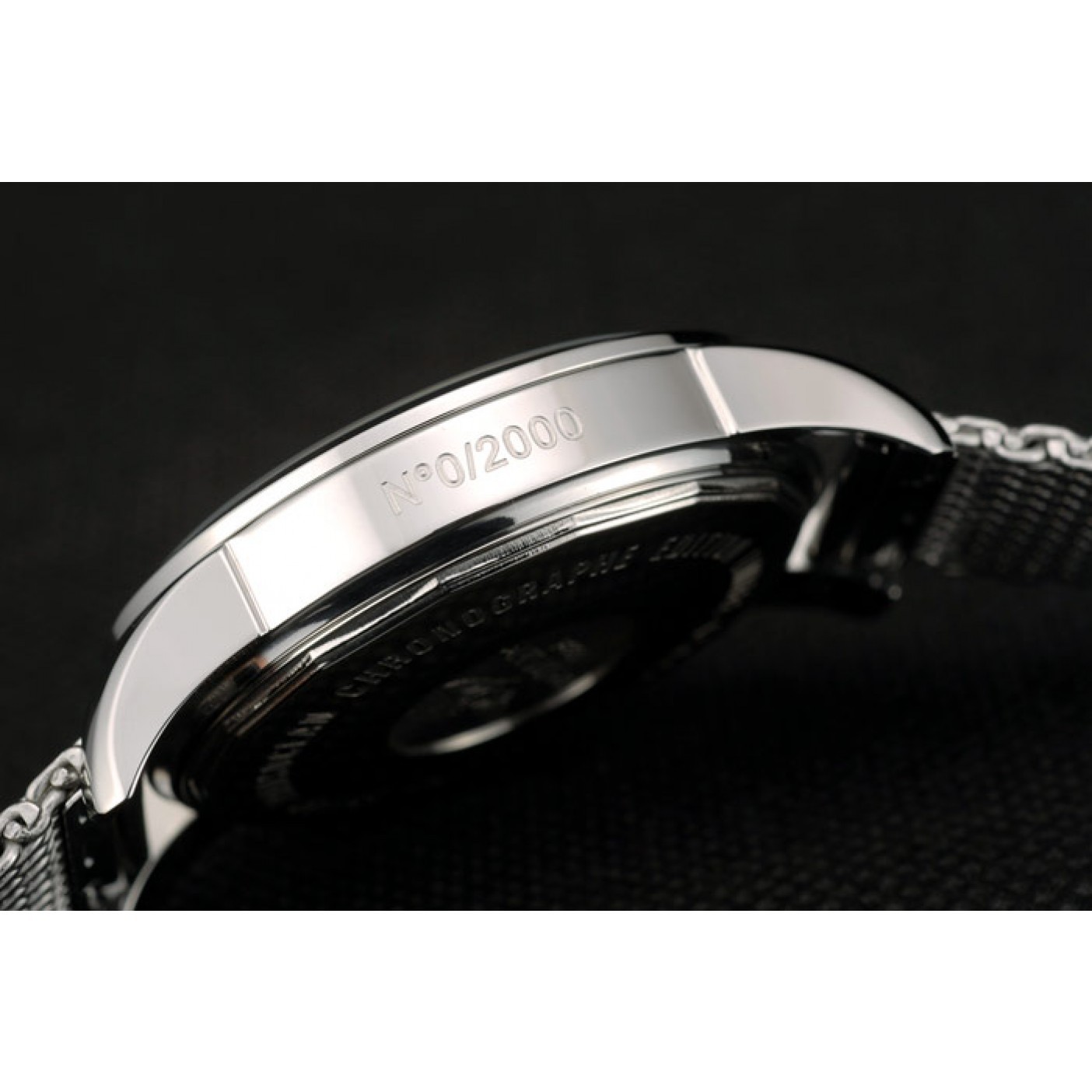 MiroTime Breitling Transocean Stainless Steel Case Light Yellow Dial