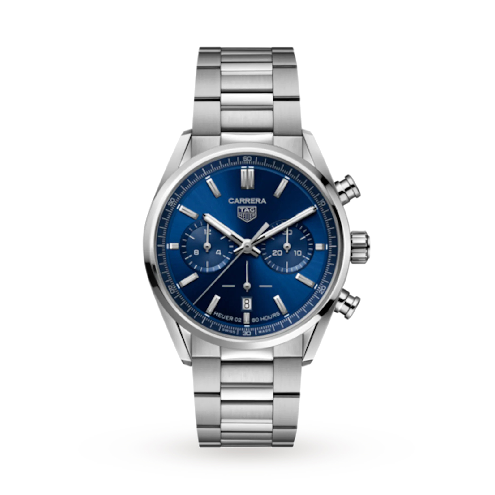 MiroTime Swiss TAG Heuer Carrera Chronograph 02 42mm Mens Watch CBN2011.BA0642