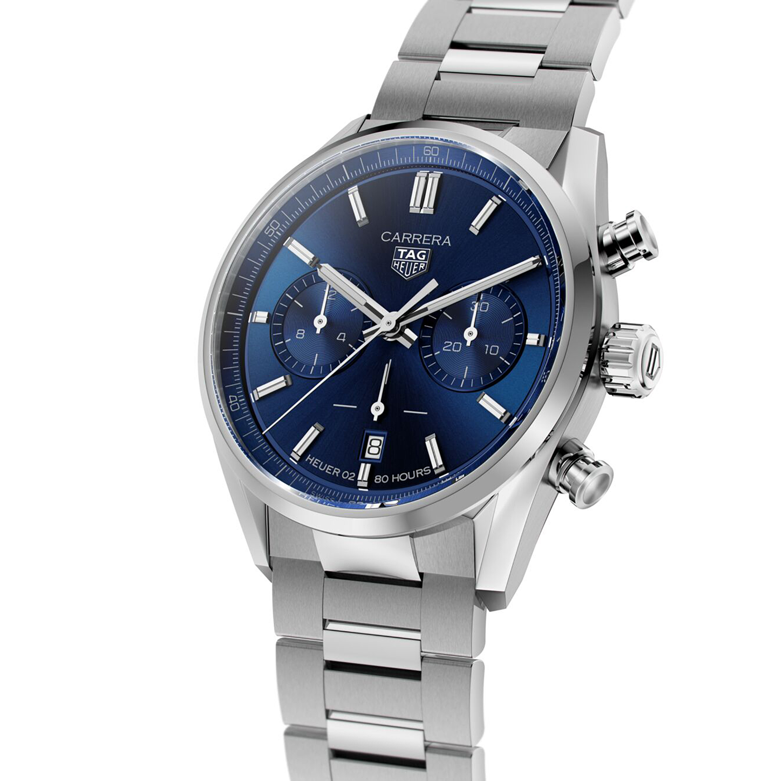MiroTime Swiss TAG Heuer Carrera Chronograph 02 42mm Mens Watch CBN2011.BA0642