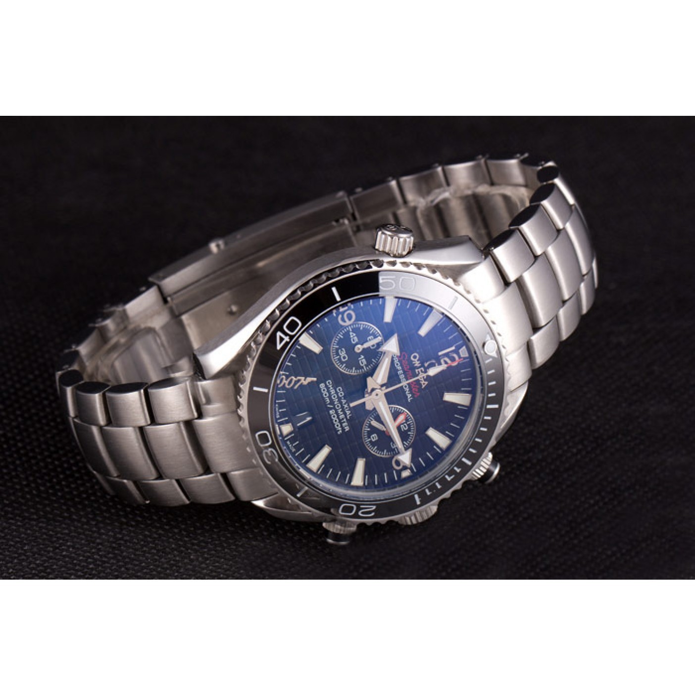 MiroTime Omega James Bond Skyfall Chronometer Watch with Black Dial and Black Bezel om223 621377