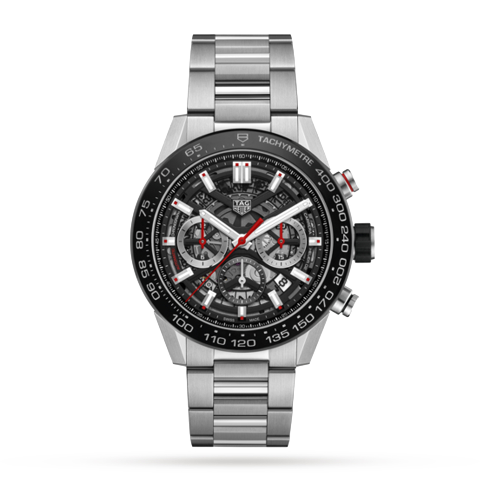 MiroTime Swiss TAG Heuer Carrera Calibre 02 45mm Mens Watch CBG2A10.BA0654